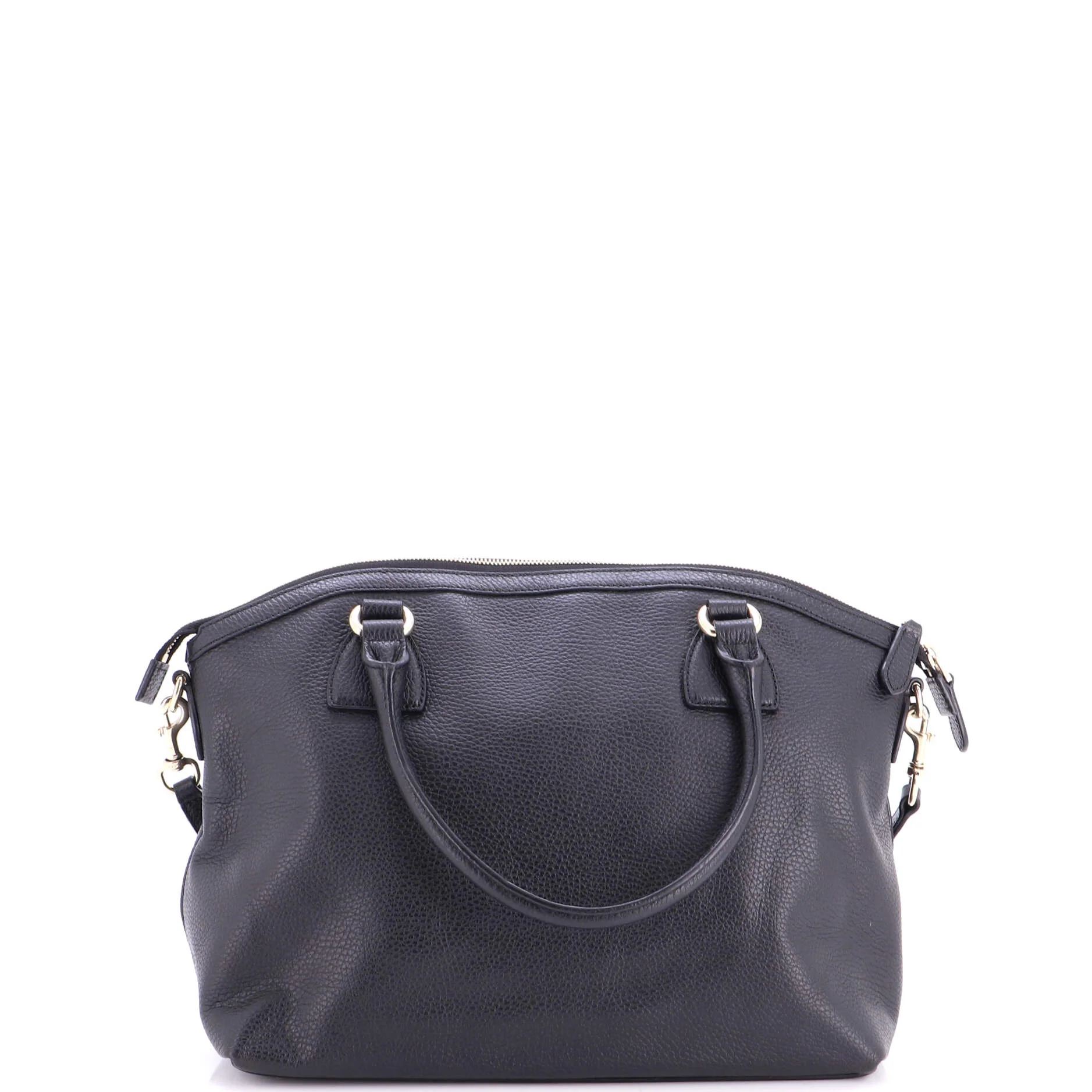 GG Charm Convertible Dome Satchel Leather Medium - Image 3
