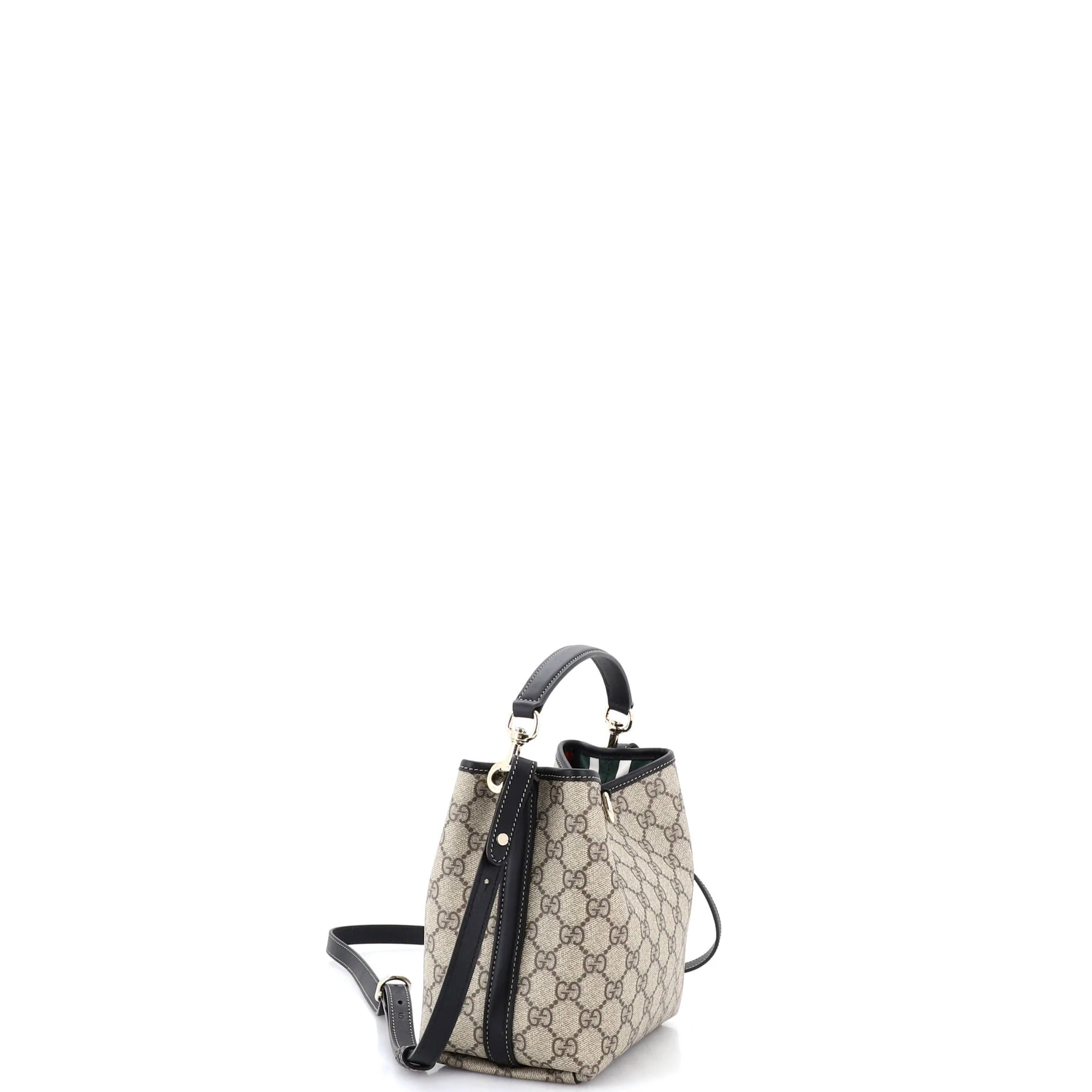 GG Emblem Bucket Bag GG Coated Canvas Small - Image 2