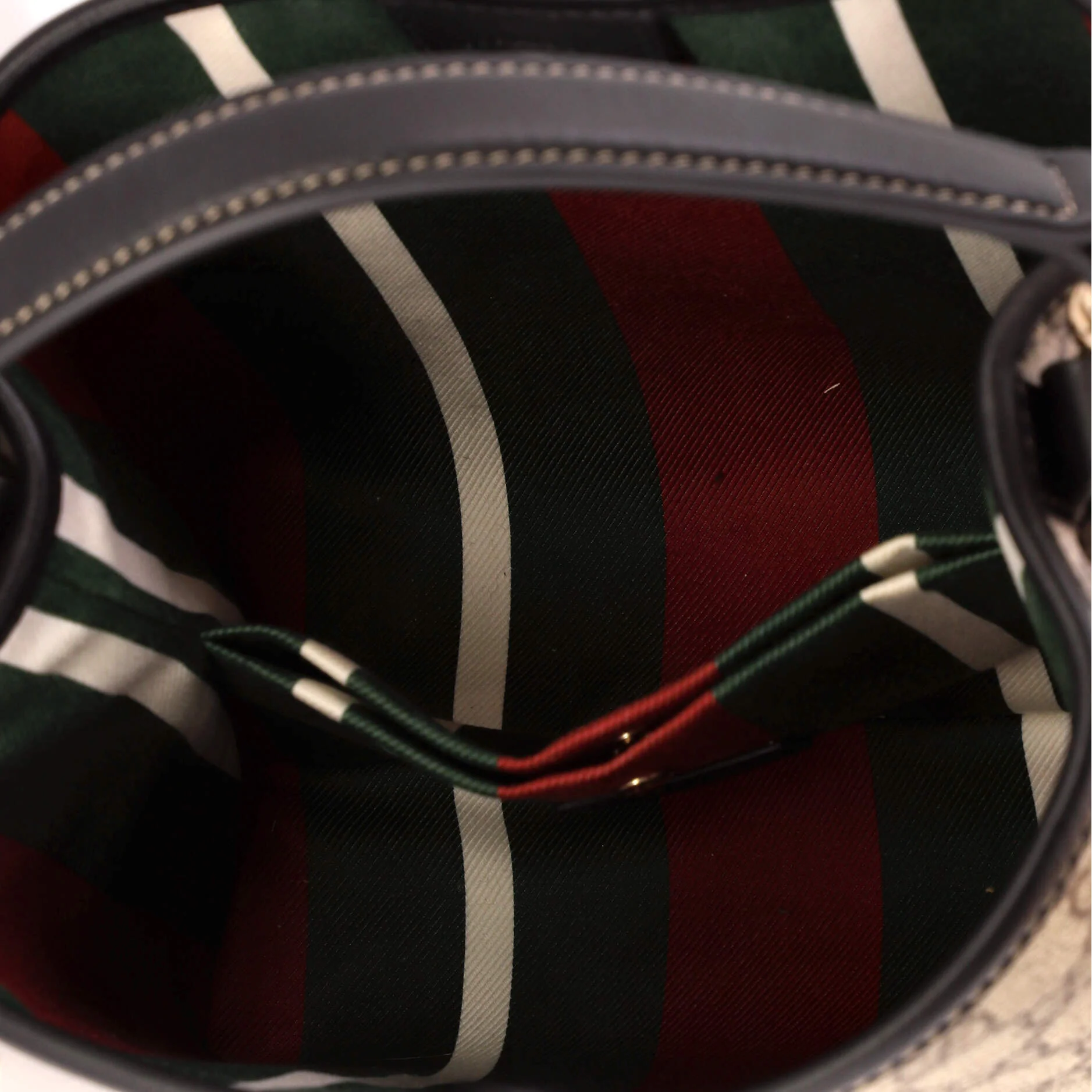 GG Emblem Bucket Bag GG Coated Canvas Small - Image 5