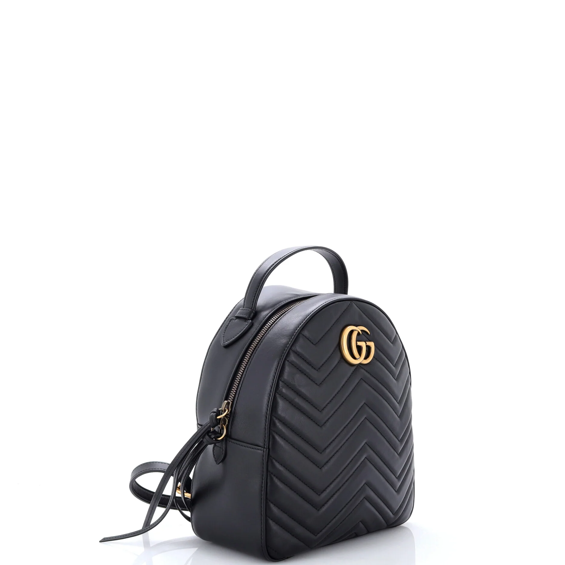 GG Marmont Backpack Matelasse Leather Small - Image 2