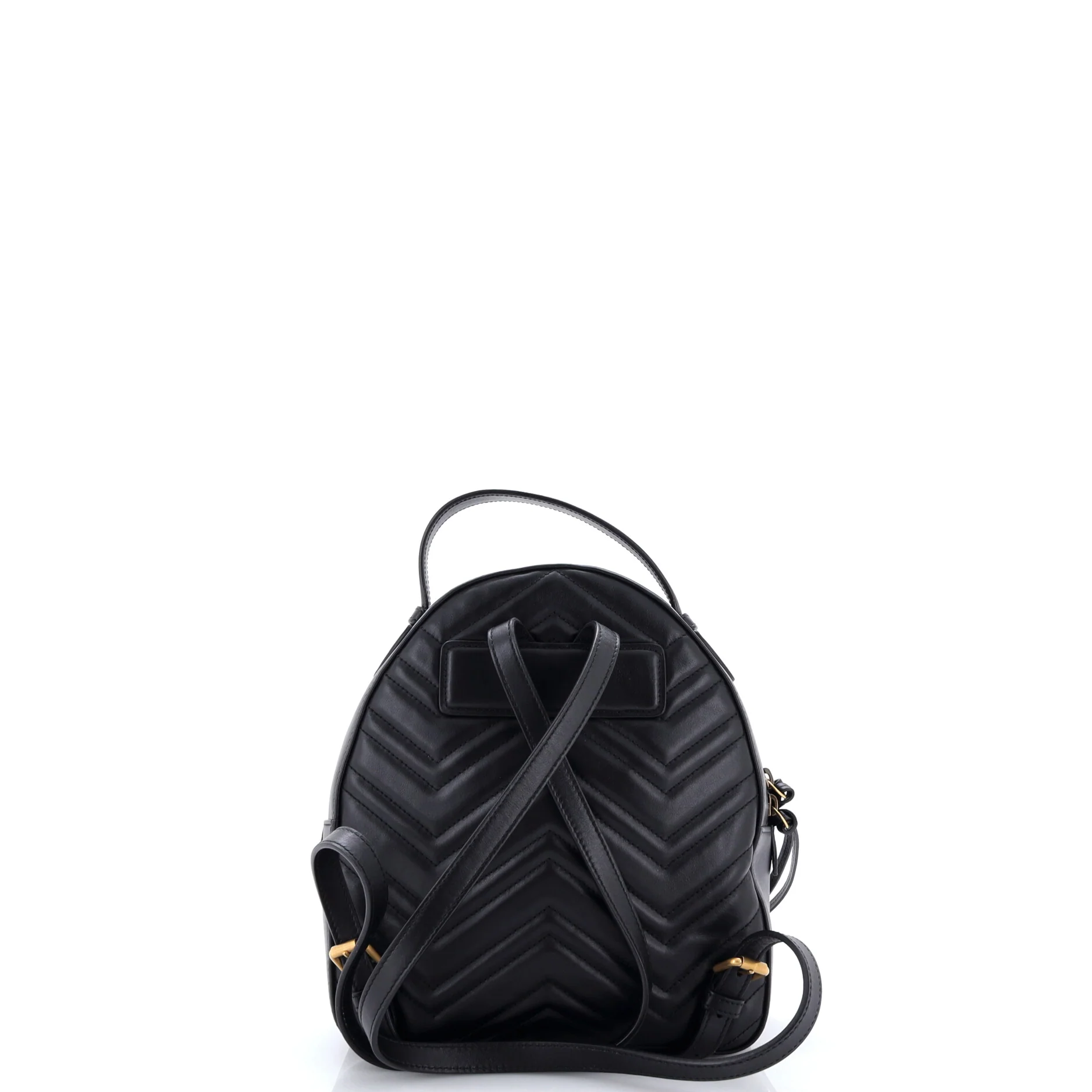GG Marmont Backpack Matelasse Leather Small - Image 3