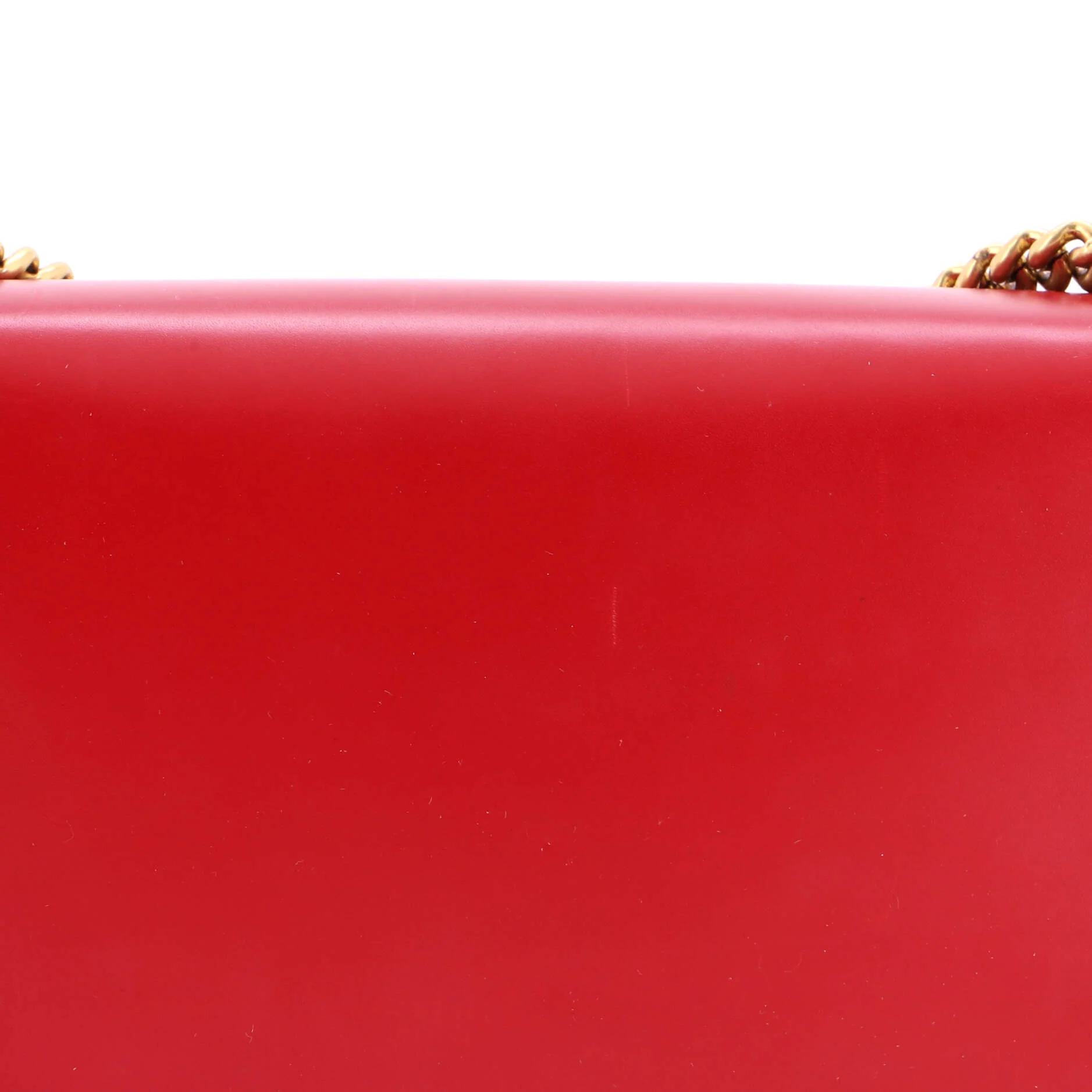 GG Marmont Chain Shoulder Bag Leather Medium - Image 6