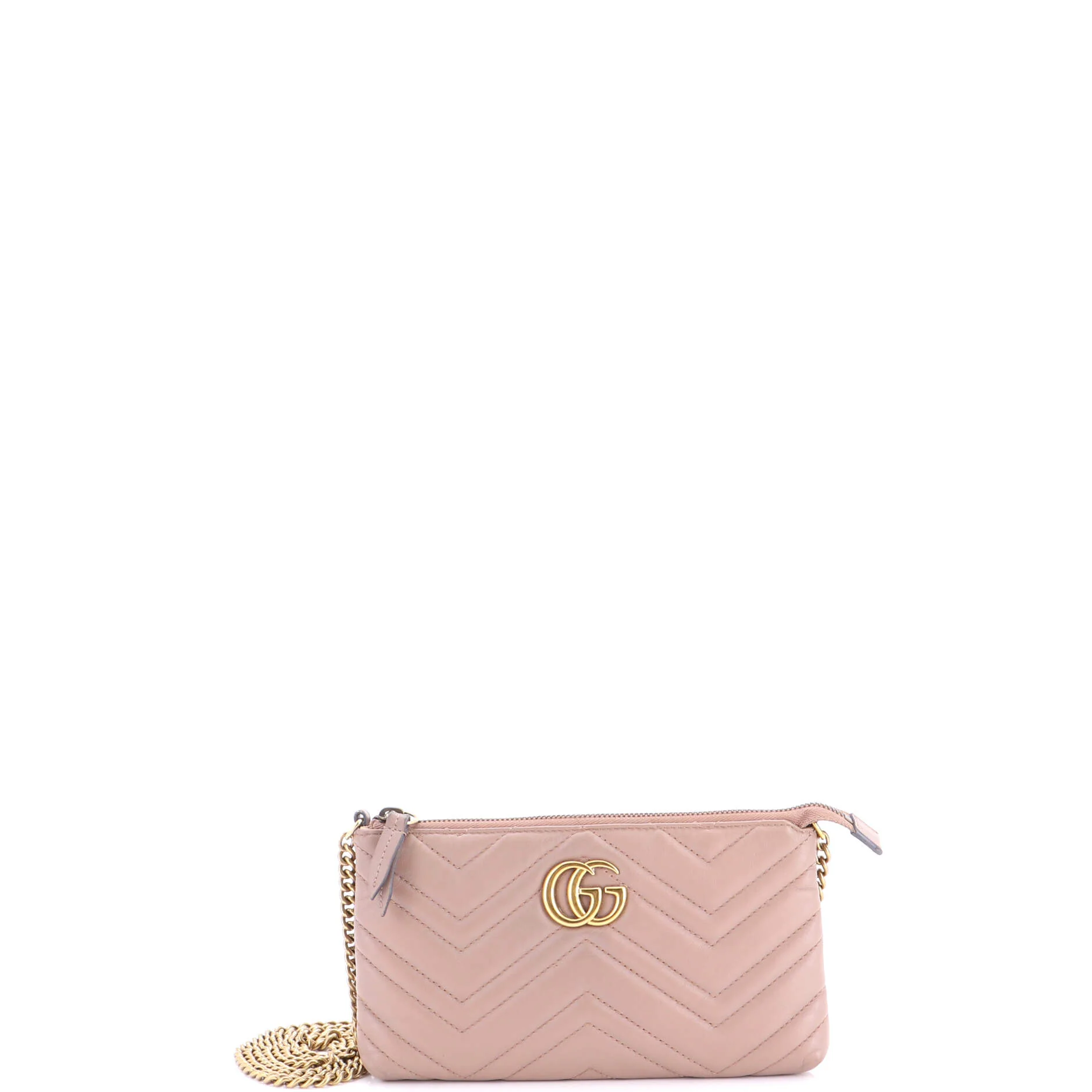 GG Marmont Chain Shoulder Bag Matelasse Leather Mini