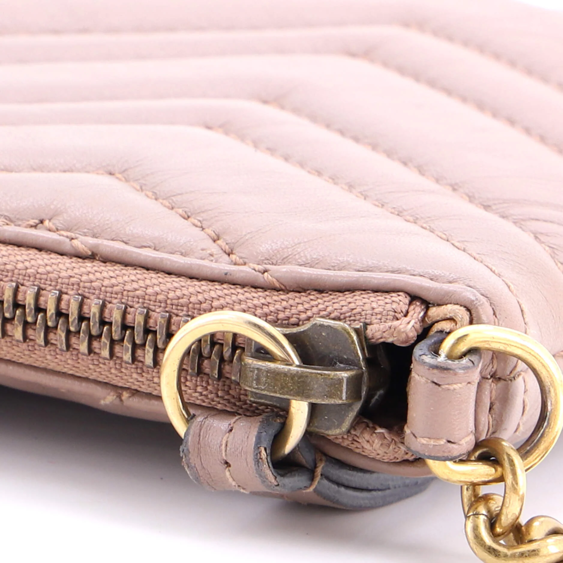 GG Marmont Chain Shoulder Bag Matelasse Leather Mini - Image 6