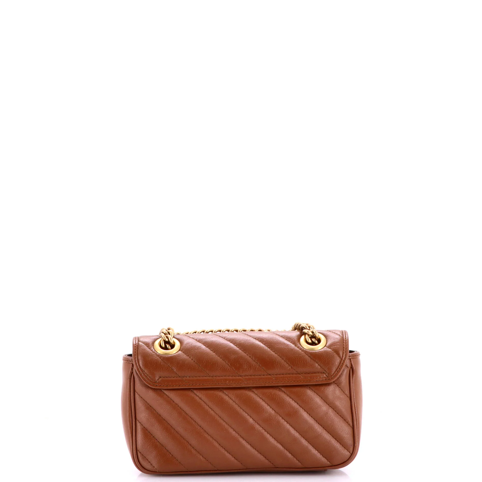 GG Marmont Flap Bag Diagonal Quilted Leather Mini - Image 3