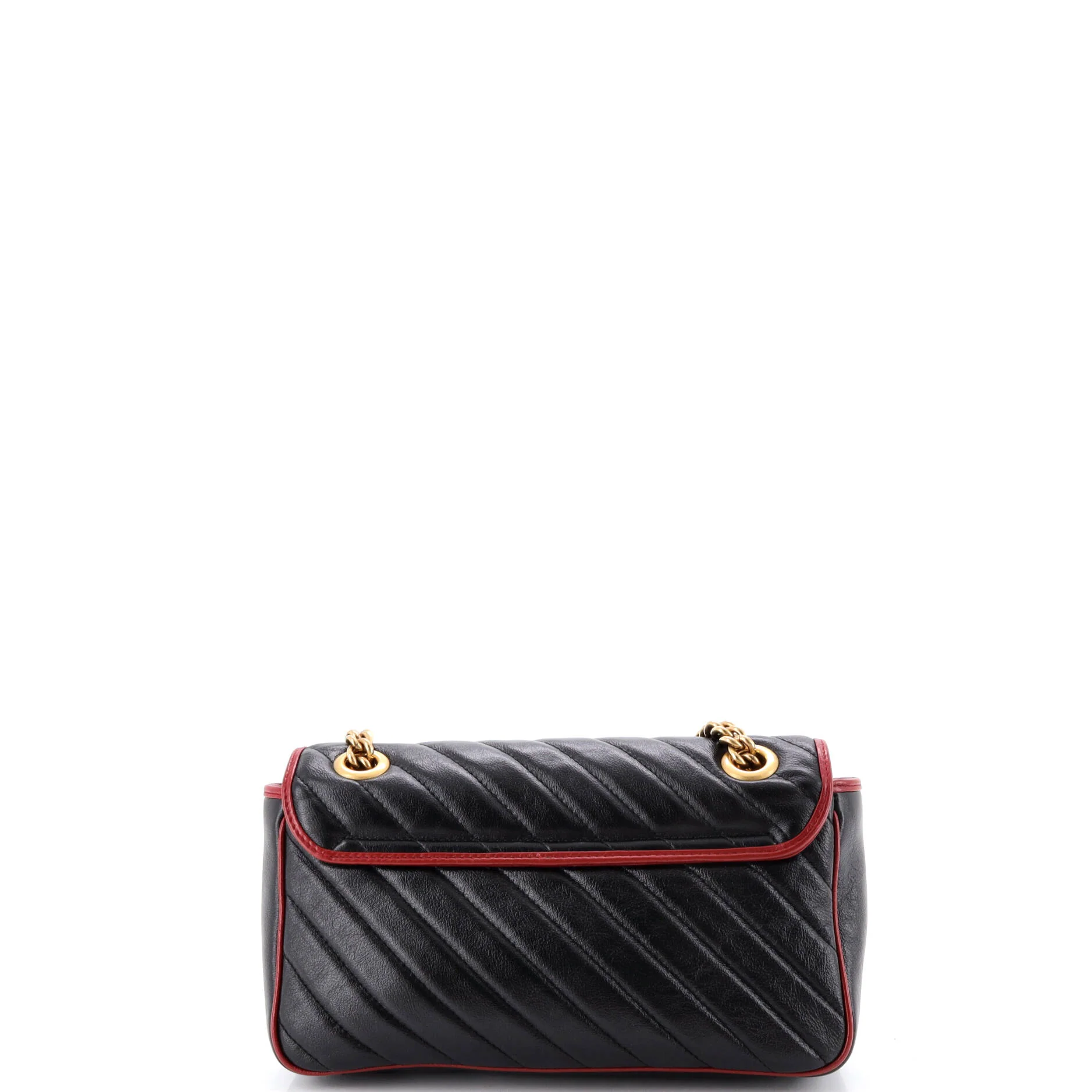 GG Marmont Flap Bag Diagonal Quilted Leather Small - Image 3