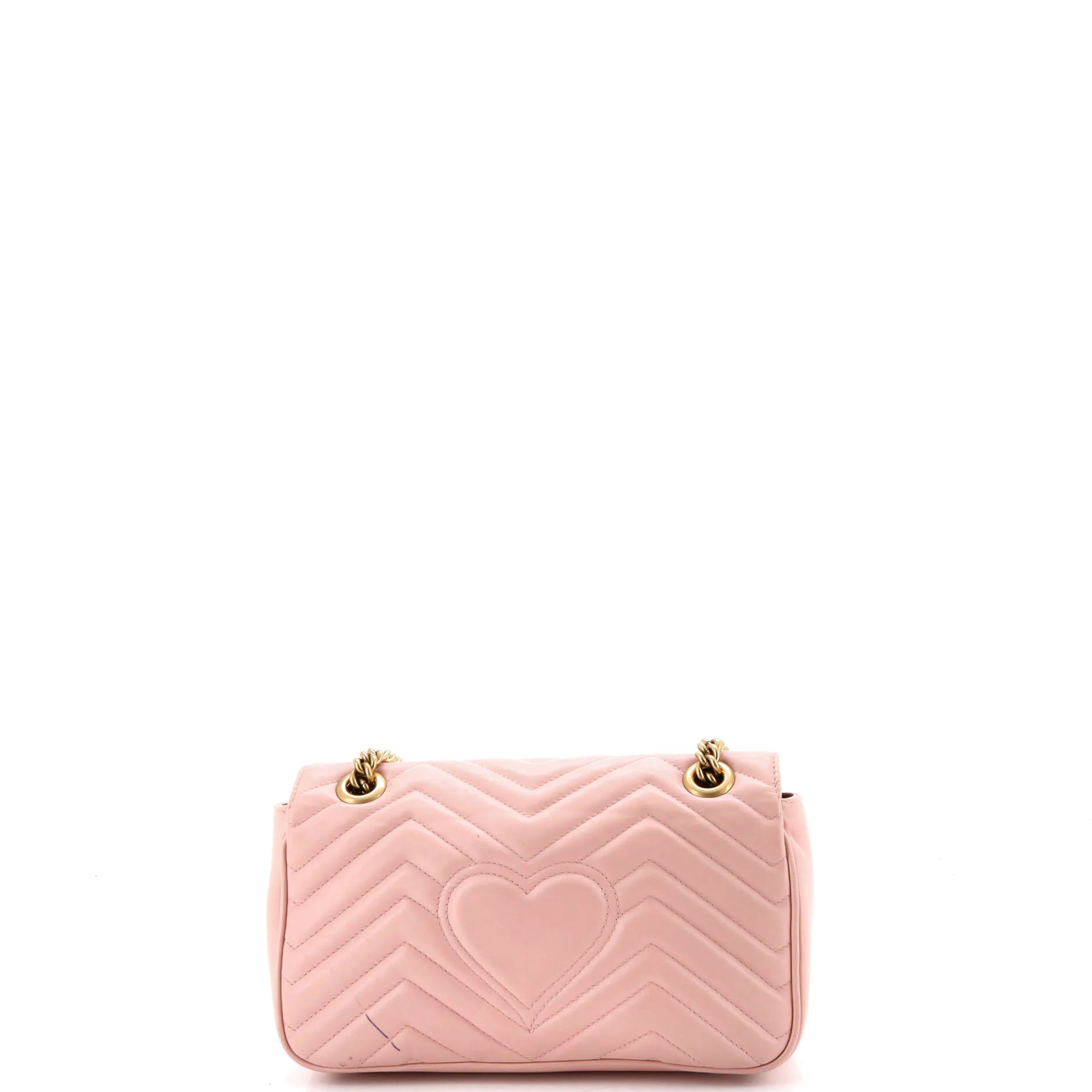 GG Marmont Flap Bag Matelasse Leather Small - Image 3