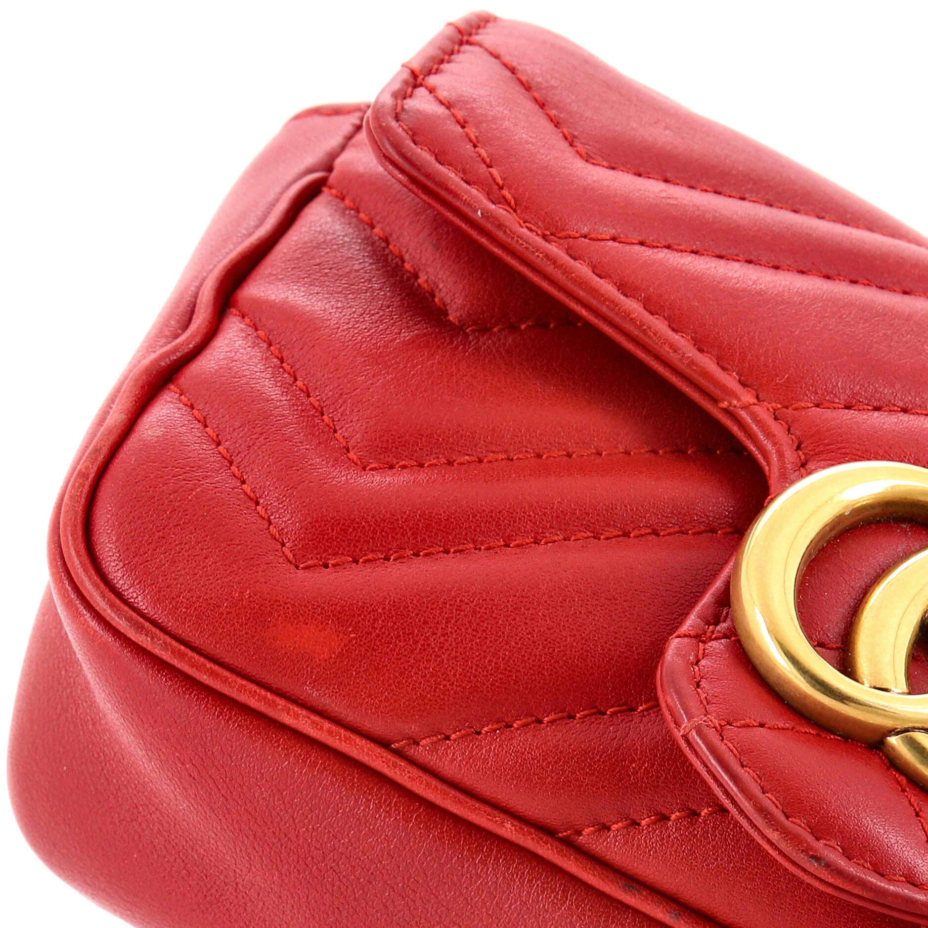 GG Marmont Flap Bag Matelasse Leather Super Mini - Image 6
