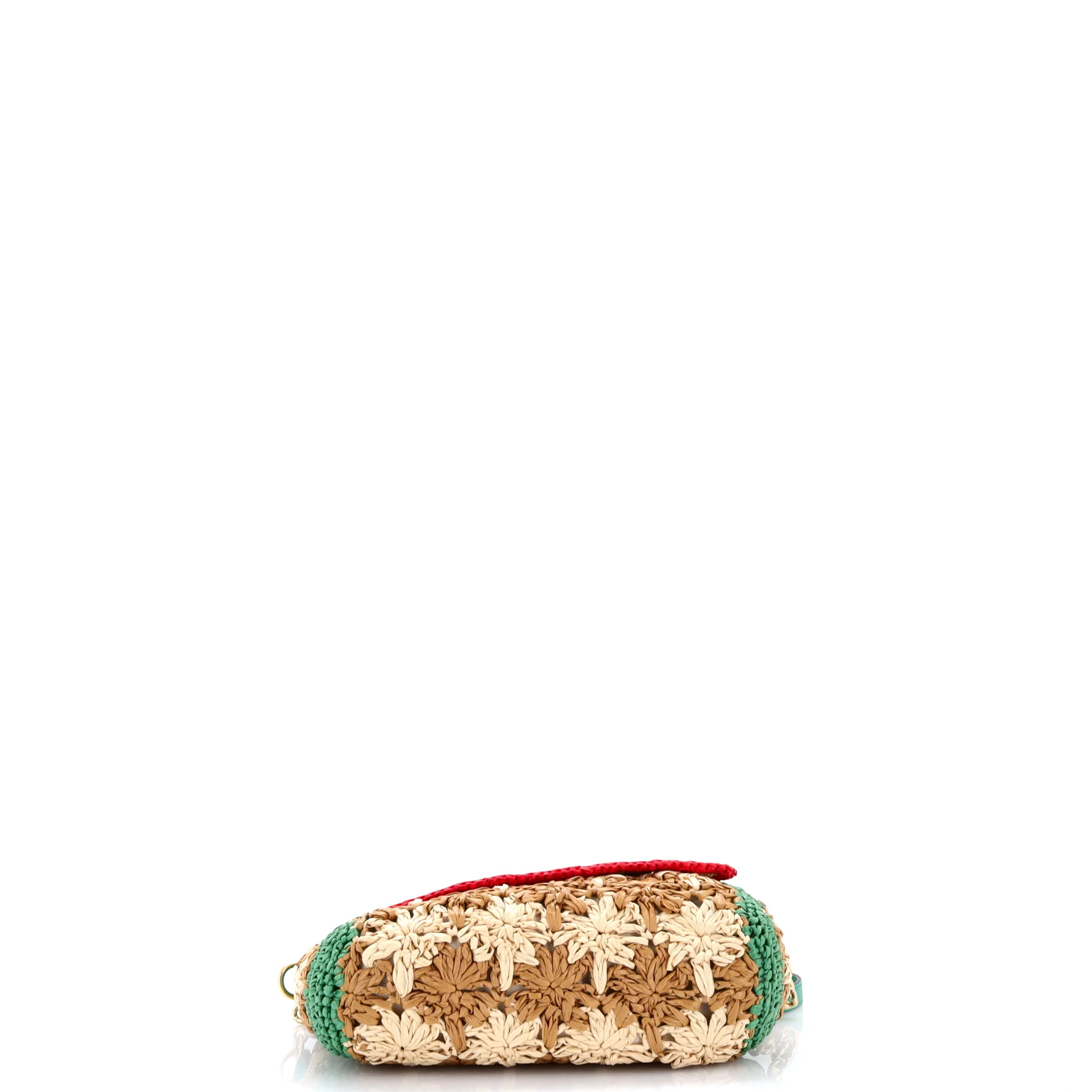 GG Marmont Flap Bag Raffia Small - Image 4