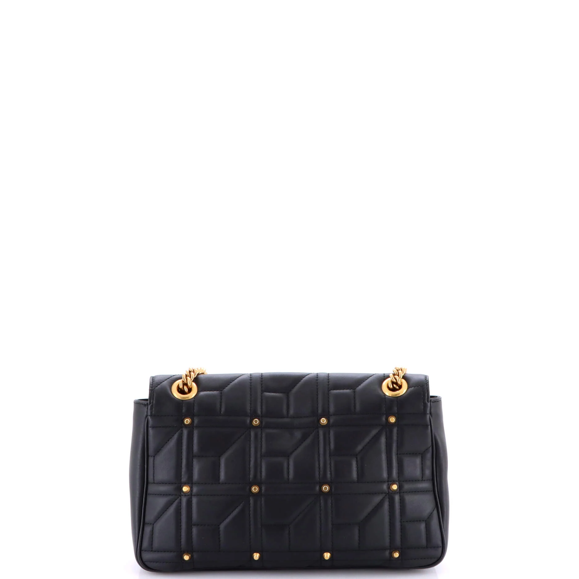 GG Marmont Flap Bag Studded Matelasse Leather Medium - Image 3