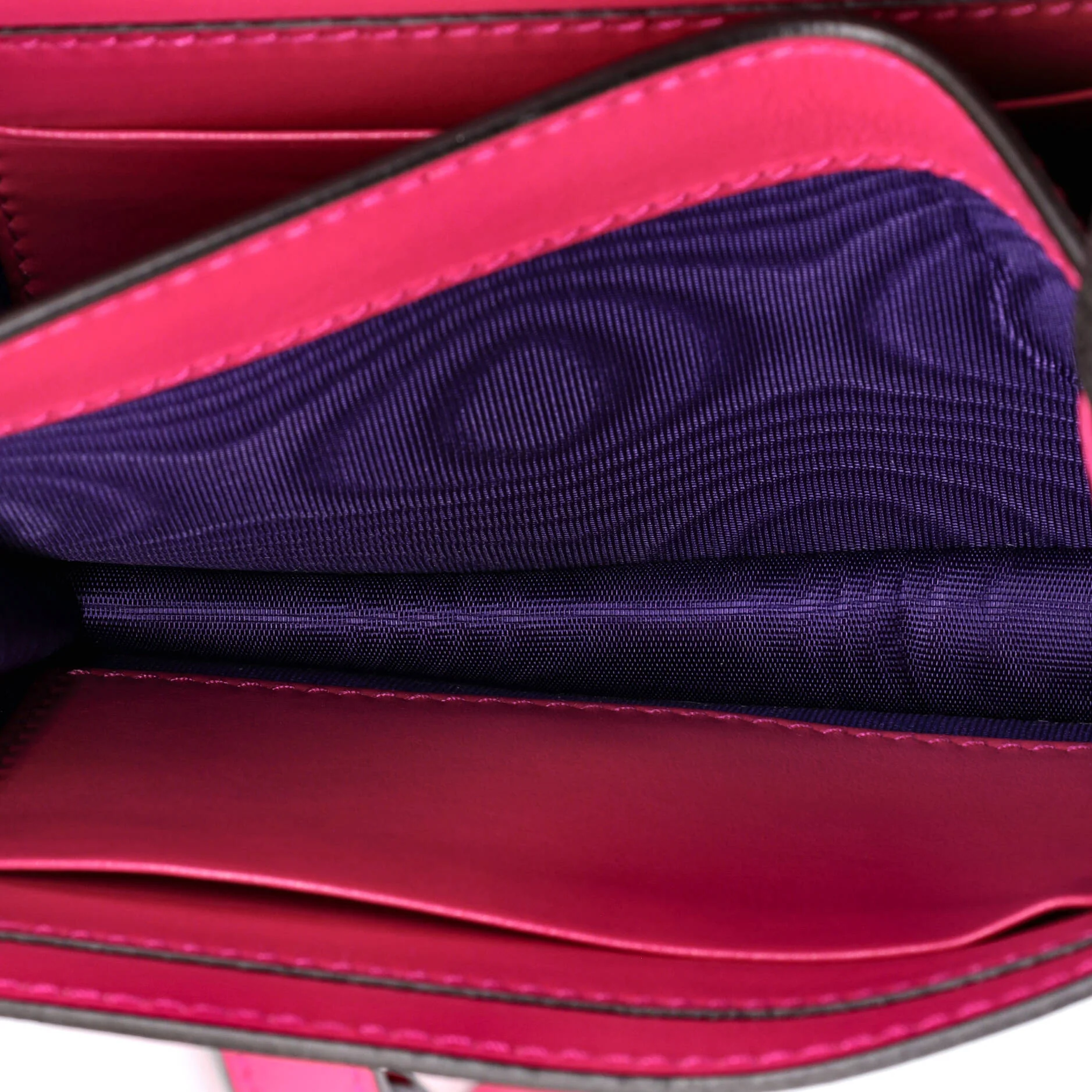 GG Marmont Flap Messenger Bag GG Matelasse Nylon with Leather Mini - Image 5