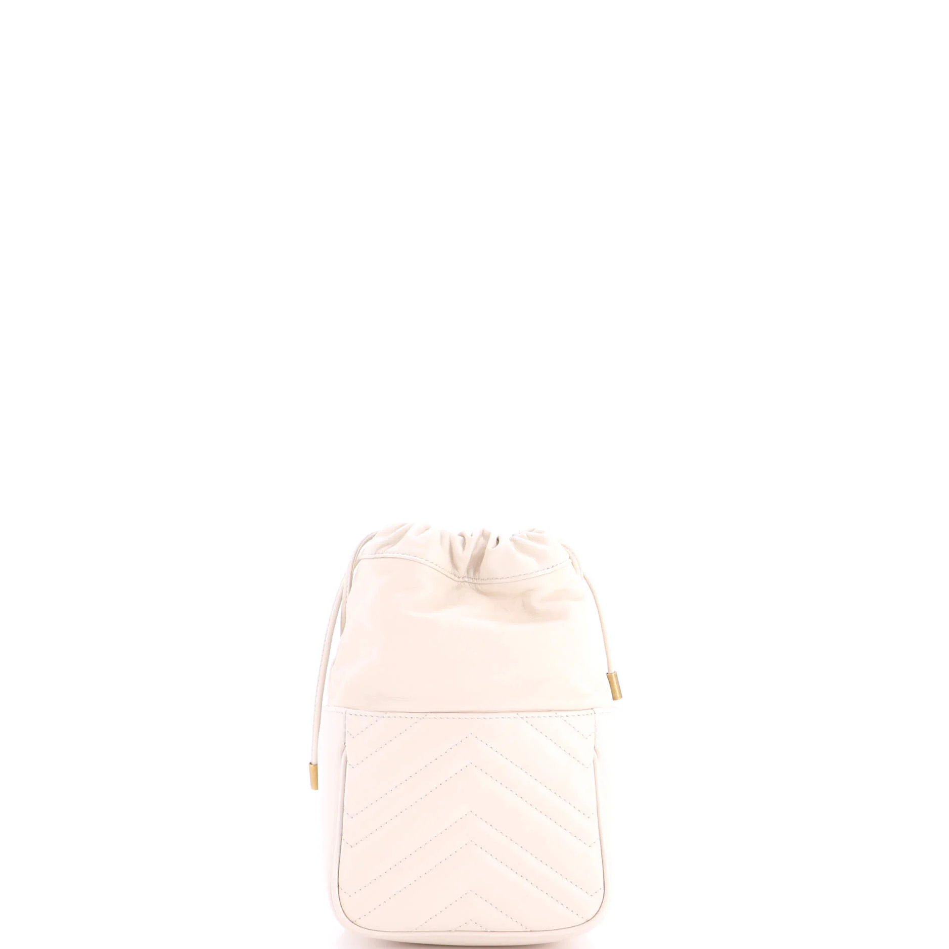 GG Marmont Front Pocket Bucket Bag Matelasse Leather Mini - Image 3