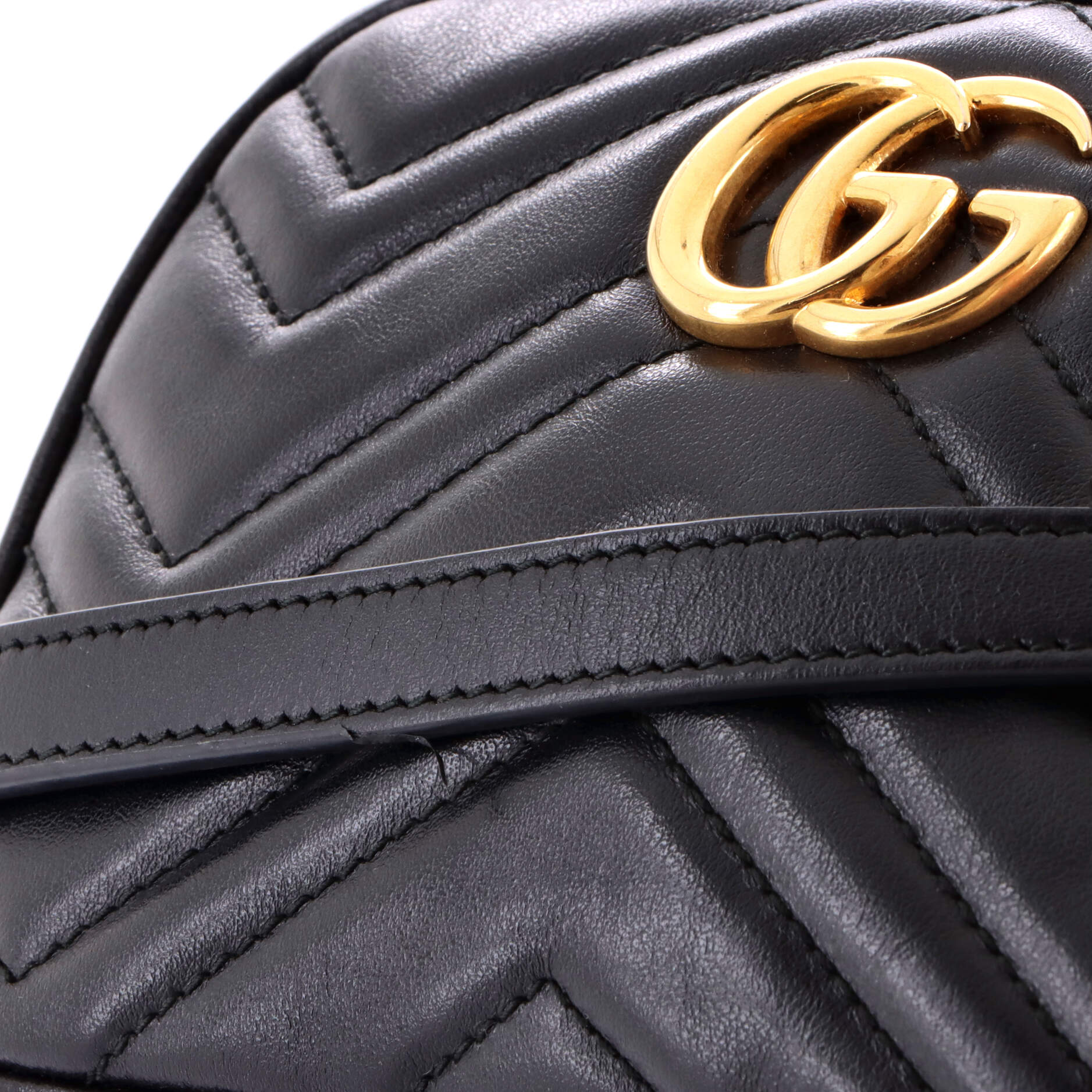 GG Marmont Shoulder Bag Matelasse Leather Mini - Image 6