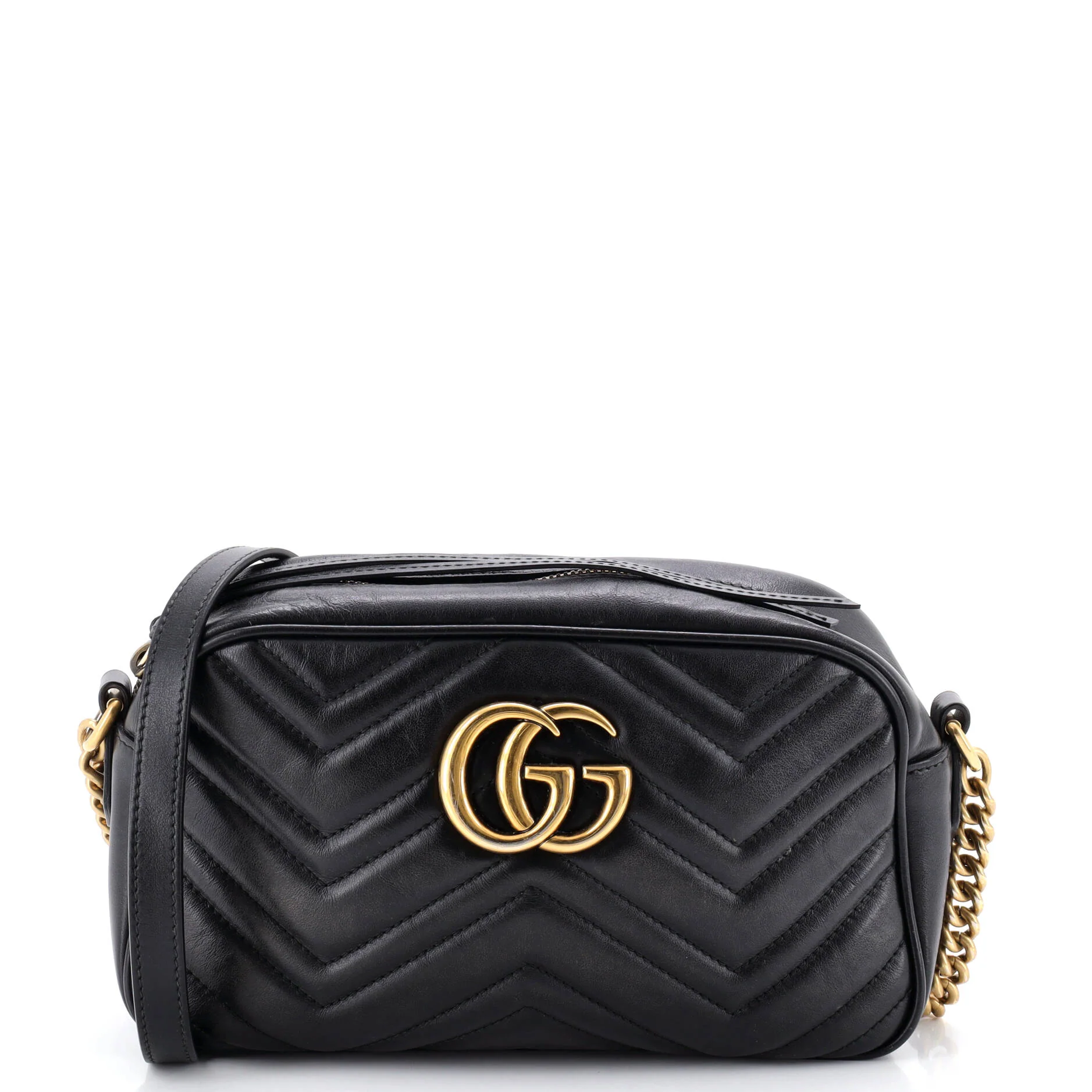 GG Marmont Shoulder Bag Matelasse Leather Small