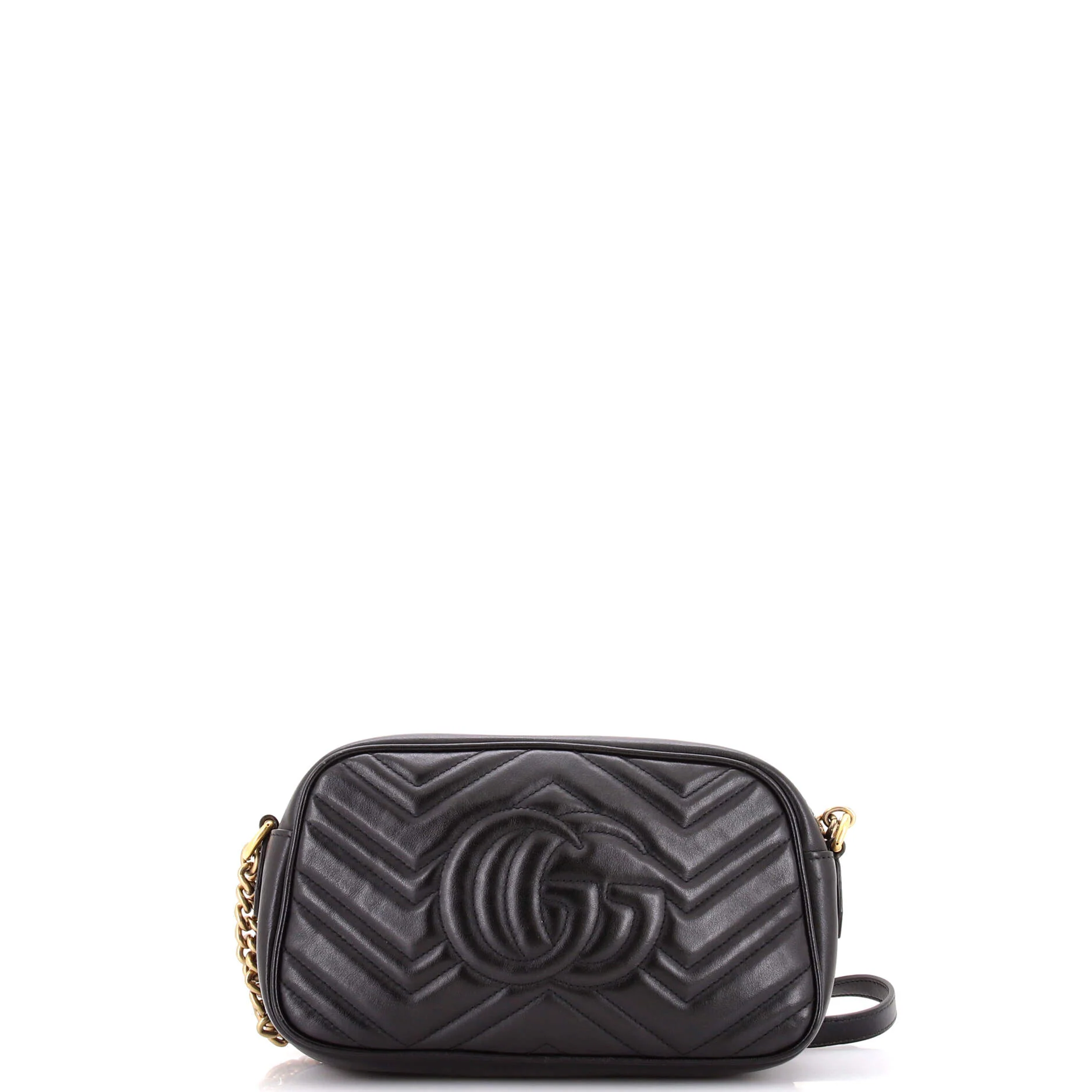 GG Marmont Shoulder Bag Matelasse Leather Small - Image 3