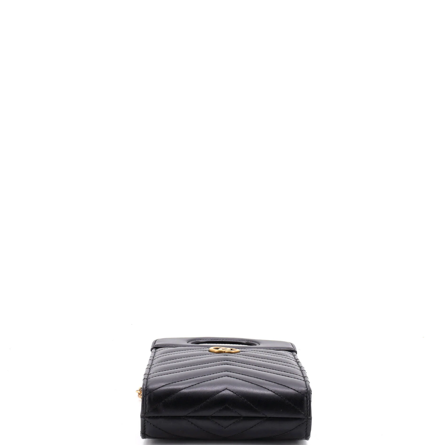 GG Marmont Top Handle Convertible Chain Tote Matelasse Leather Mini - Image 4