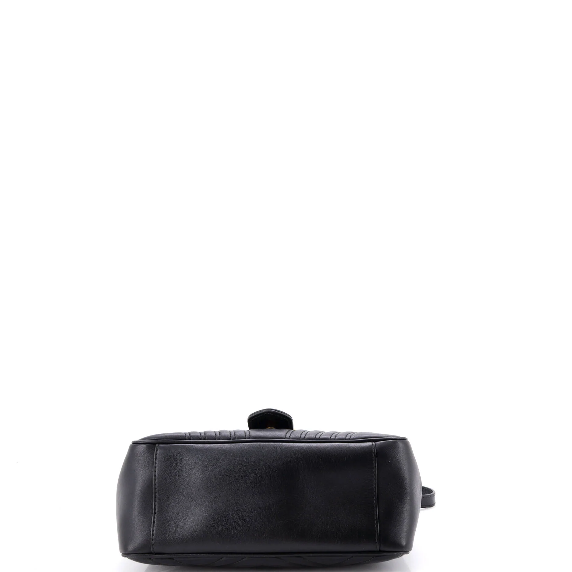 GG Marmont Top Handle Flap Bag Matelasse Leather Small - Image 4
