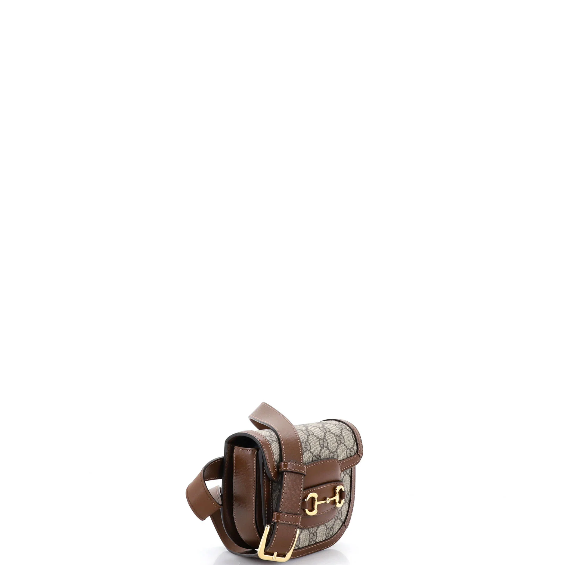 Horsebit 1955 Belt Bag GG Coated Canvas with Leather Mini - Image 2