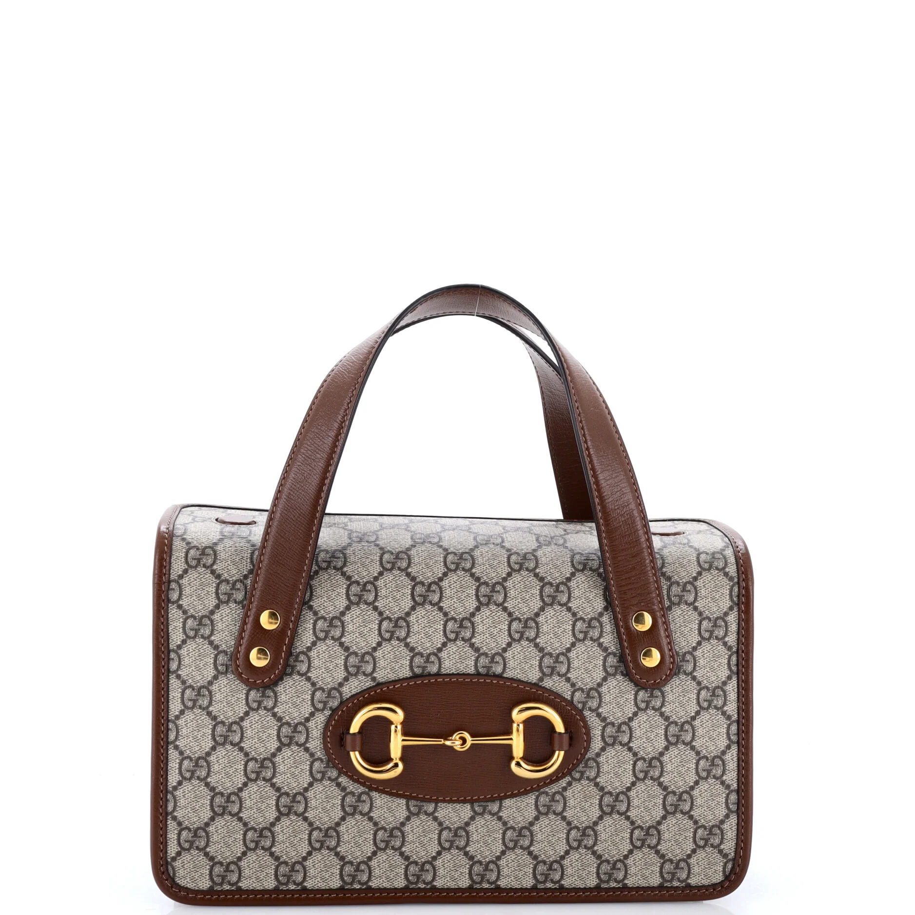 Horsebit 1955 Boston Bag GG Coated Canvas Small