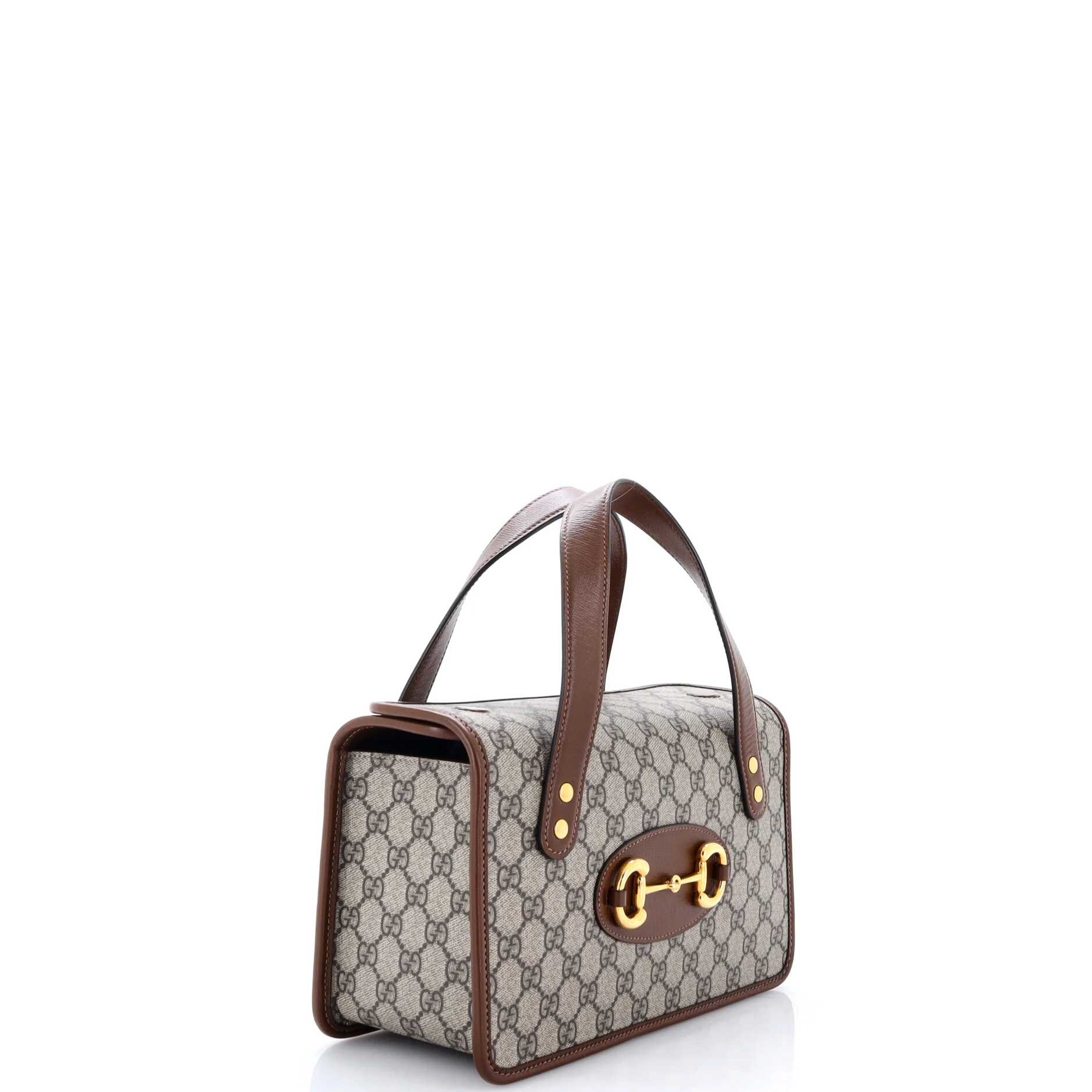 Horsebit 1955 Boston Bag GG Coated Canvas Small - Image 2
