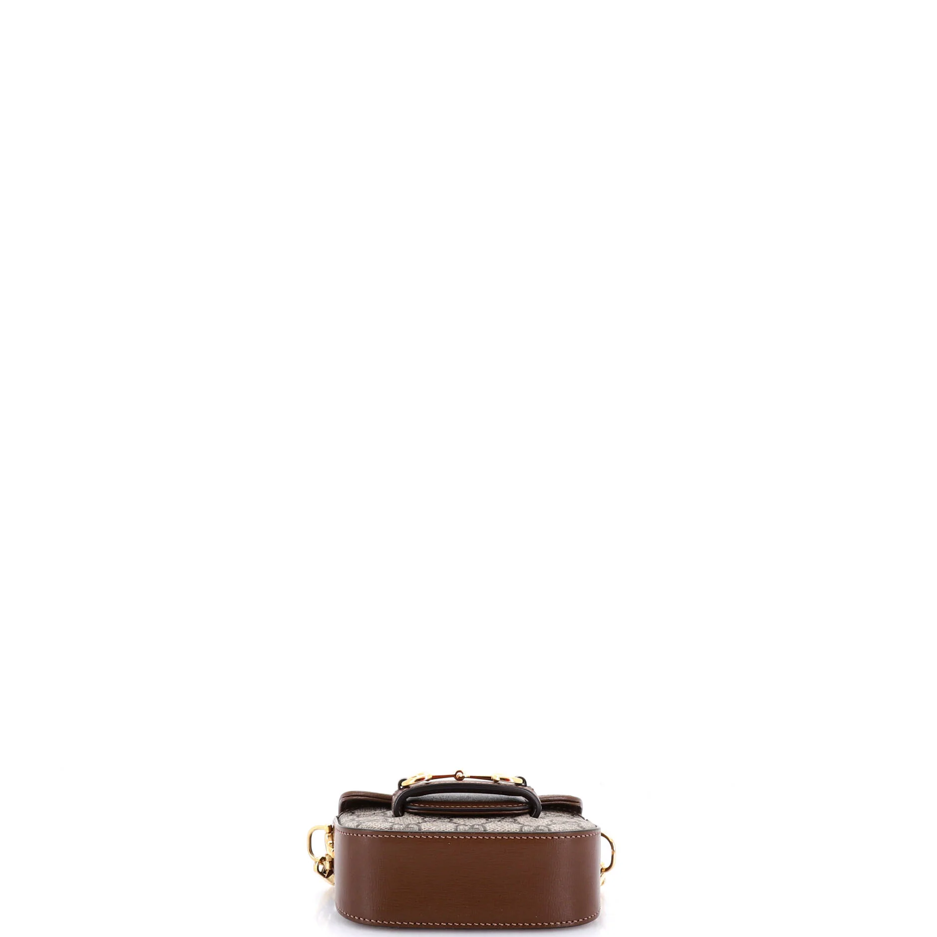 Horsebit 1955 Flap Wallet with Strap GG Coated Canvas - Image 4