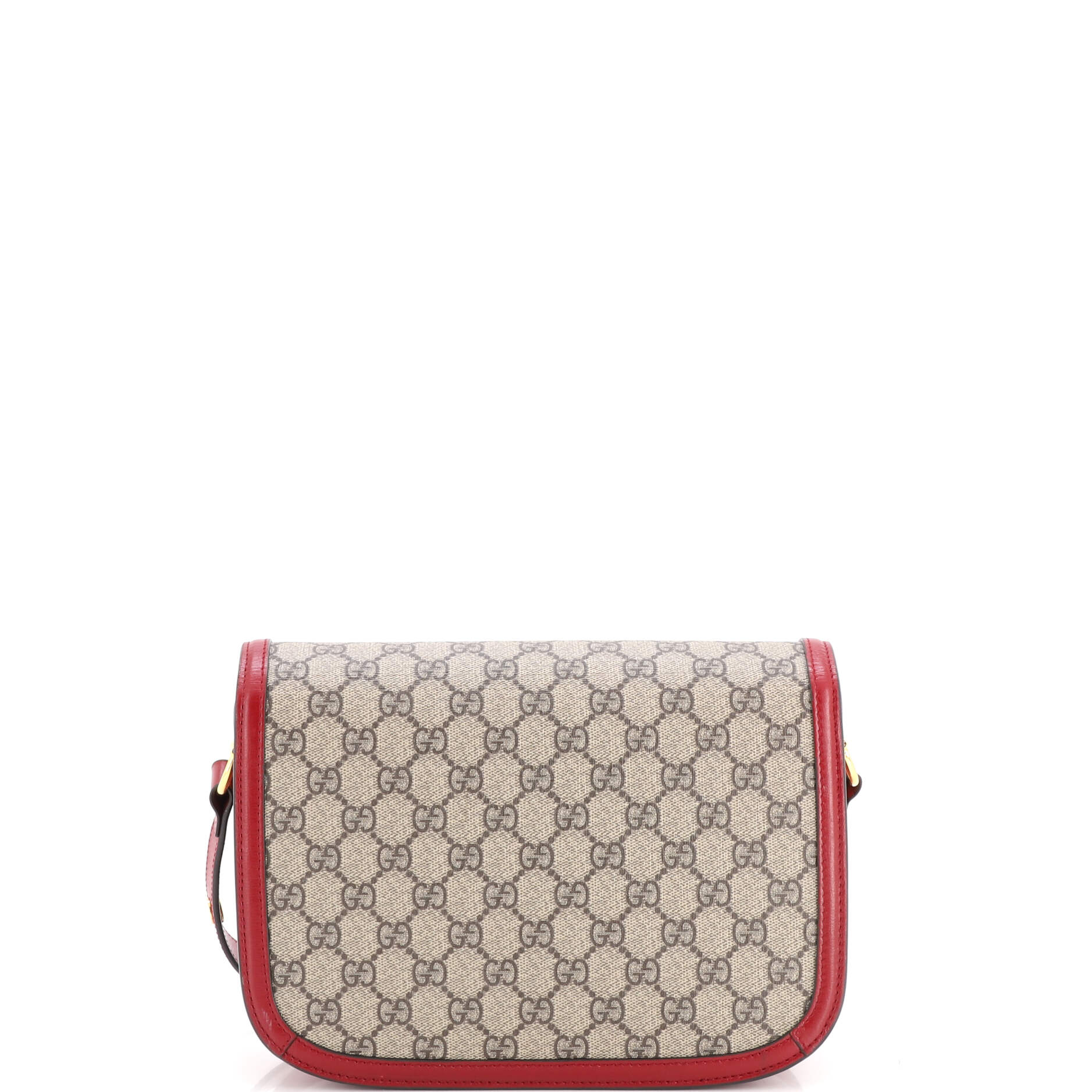 Horsebit 1955 Shoulder Bag GG Coated Canvas with Leather Small - Image 3