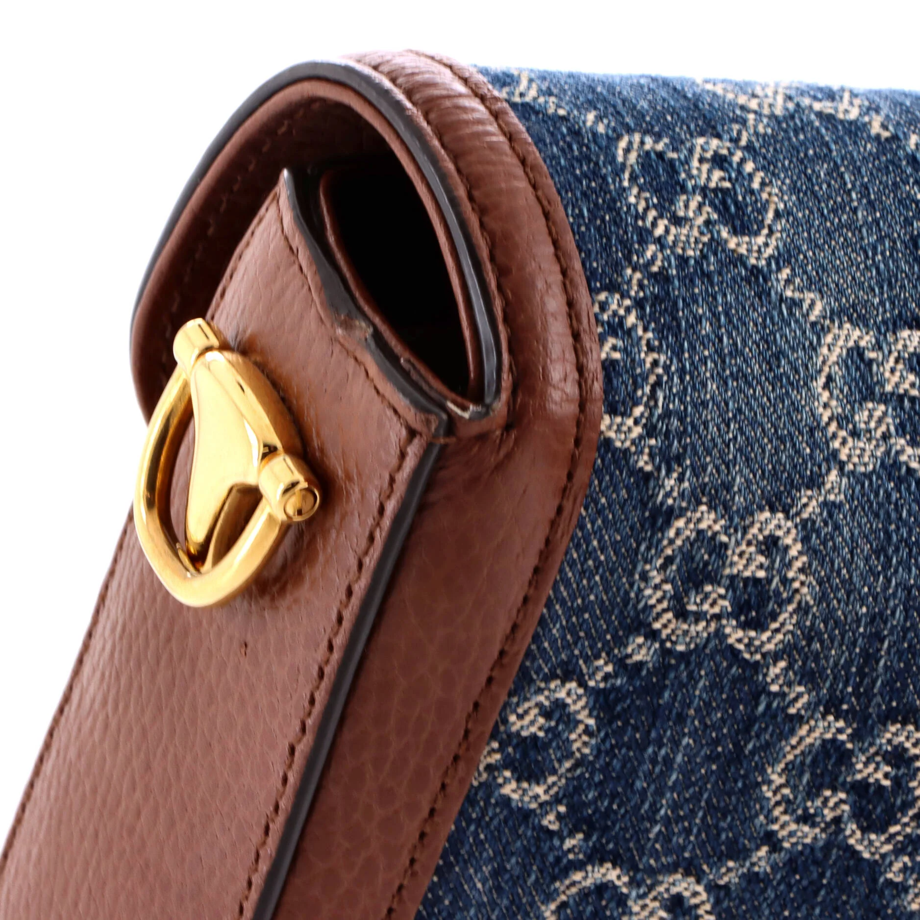 Horsebit 1955 Shoulder Bag GG Denim Mini - Image 6