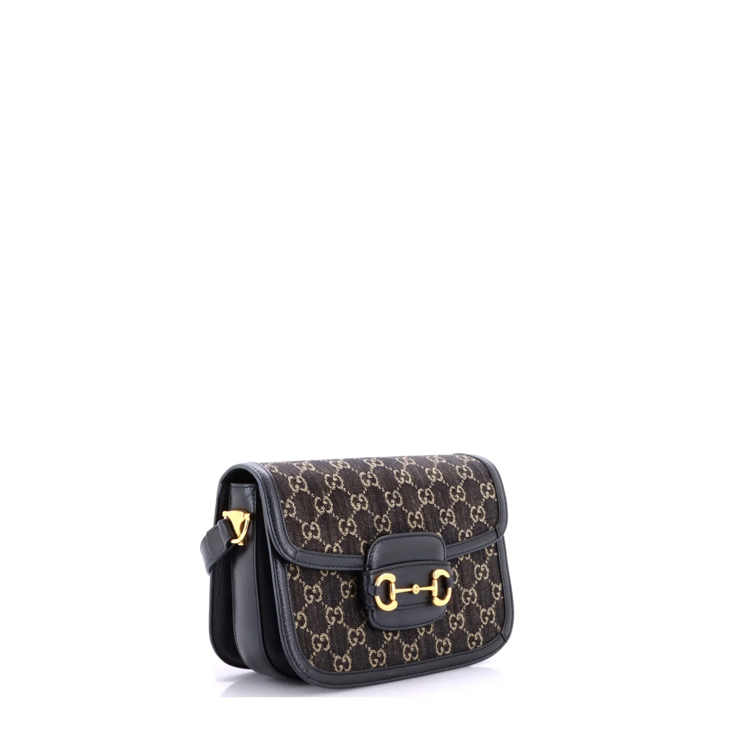 Horsebit 1955 Shoulder Bag GG Denim Small - Image 2