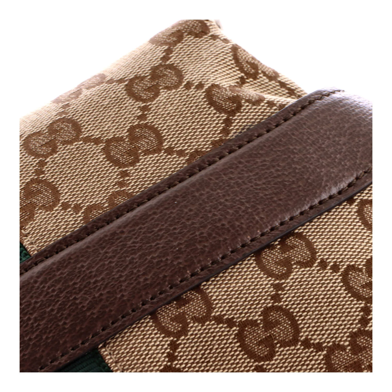 Horsebit NM Web Chain Clutch GG Canvas Medium - Image 6
