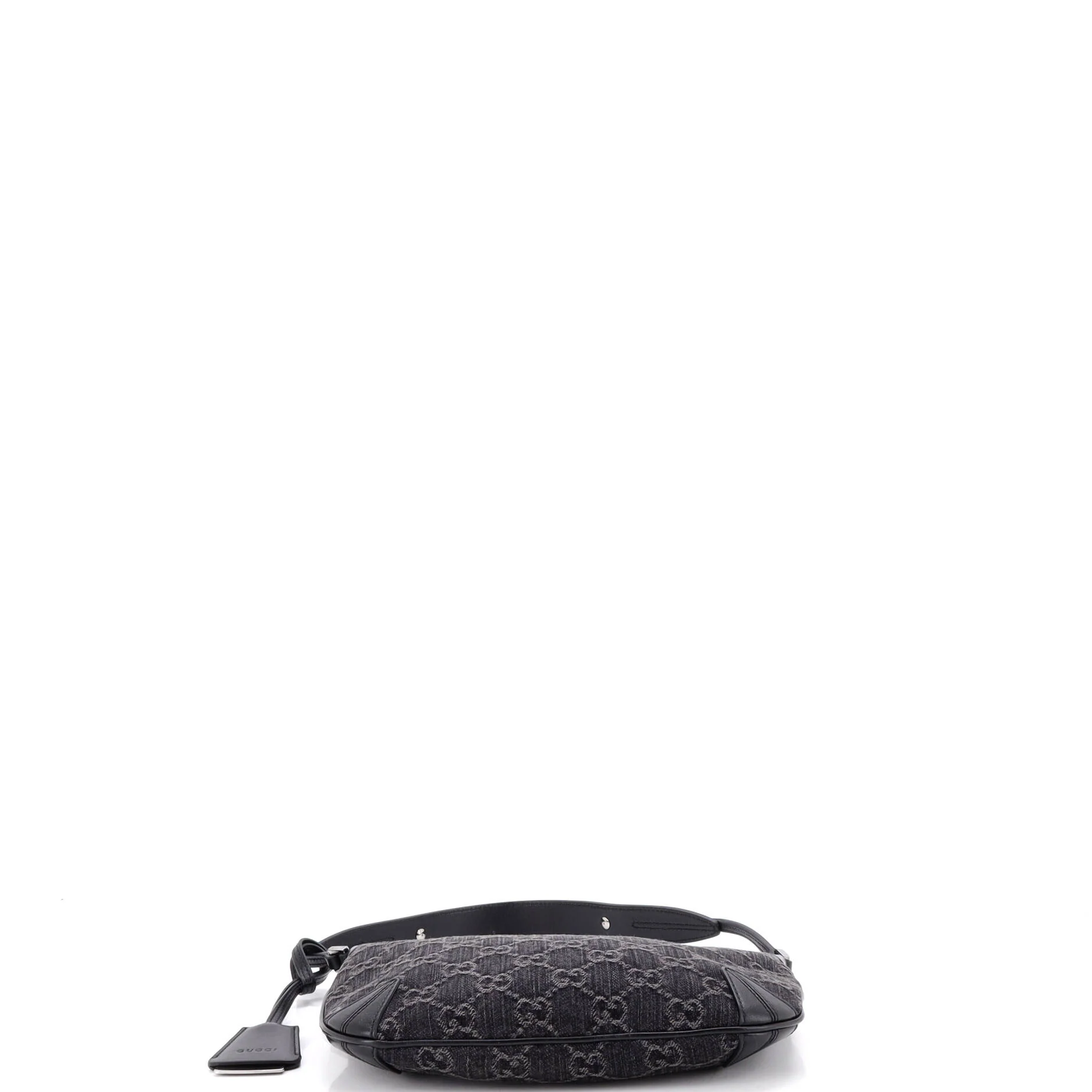 Horsebit Slim Shoulder Bag GG Denim with Leather Small - Image 4