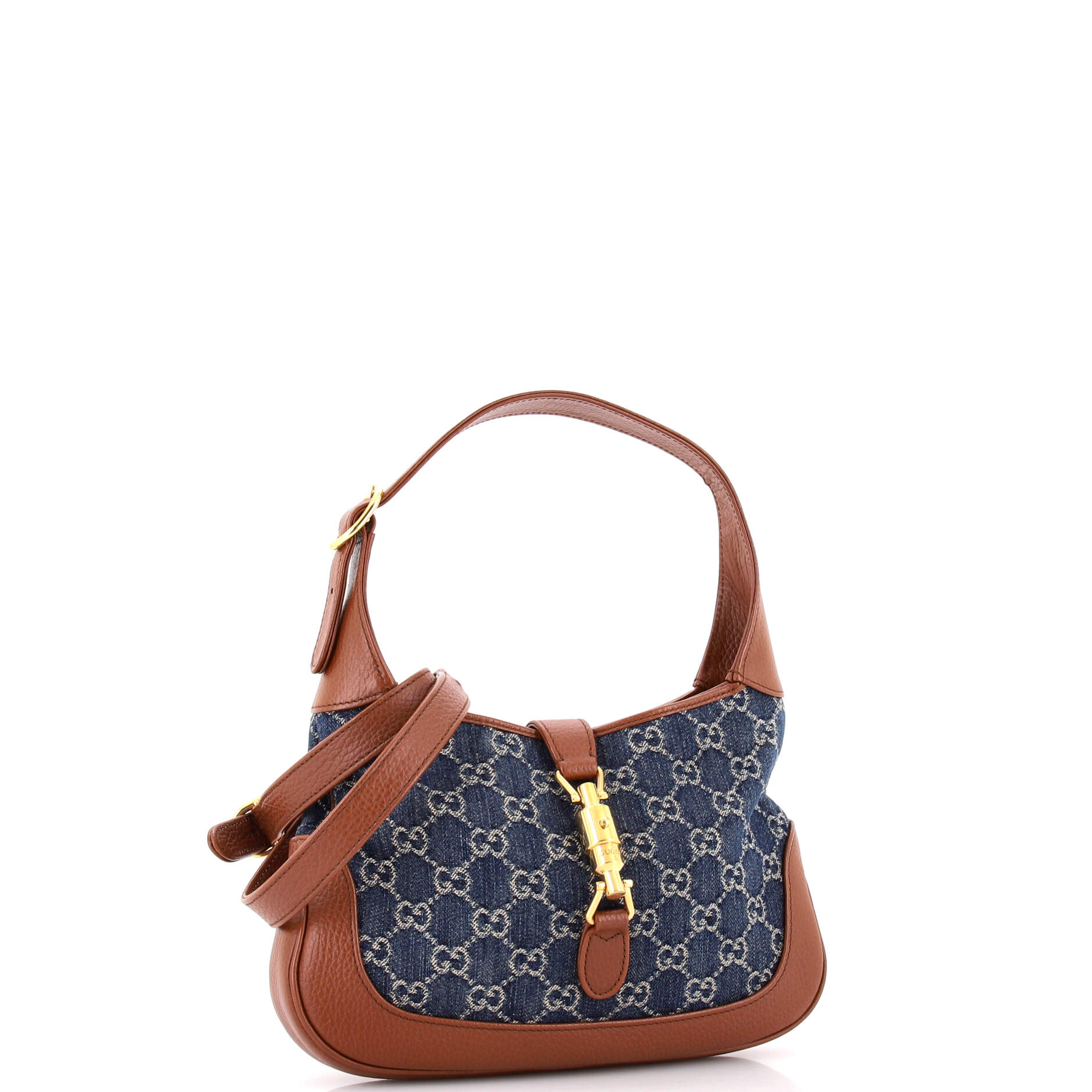 Jackie 1961 Hobo GG Denim Small - Image 2