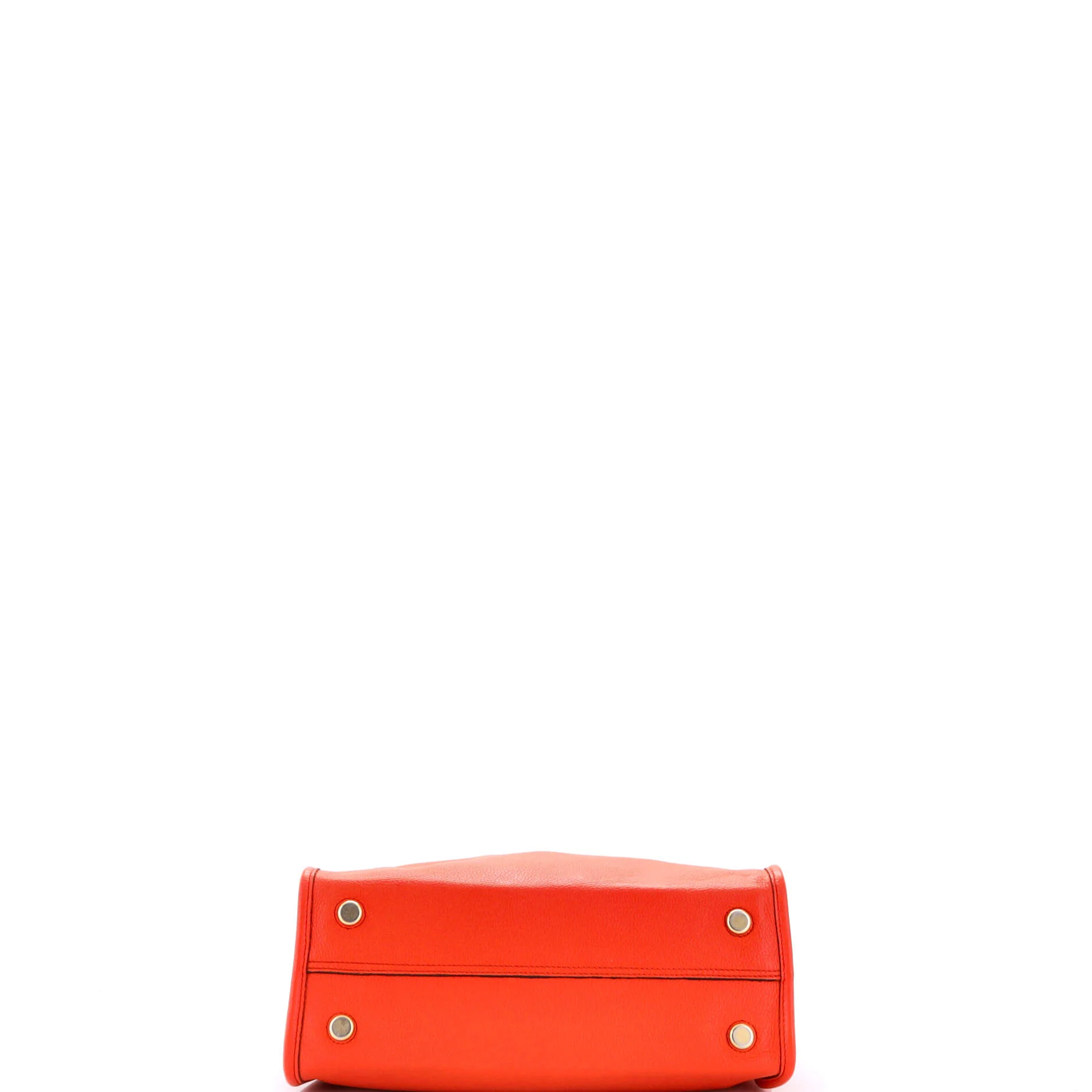 Logo Tote Embossed Leather Small - Image 4