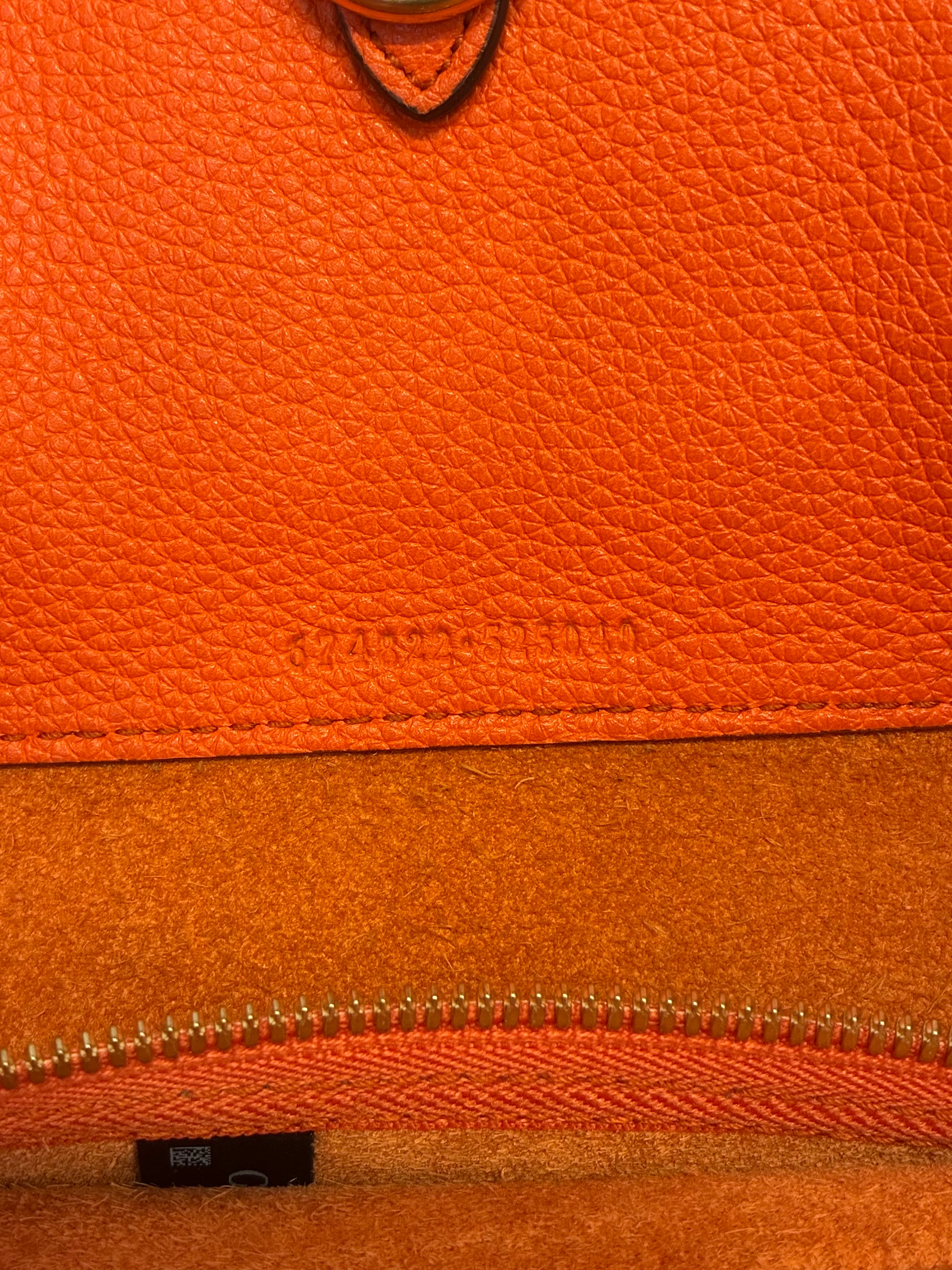 Logo Tote Embossed Leather Small - Image 7