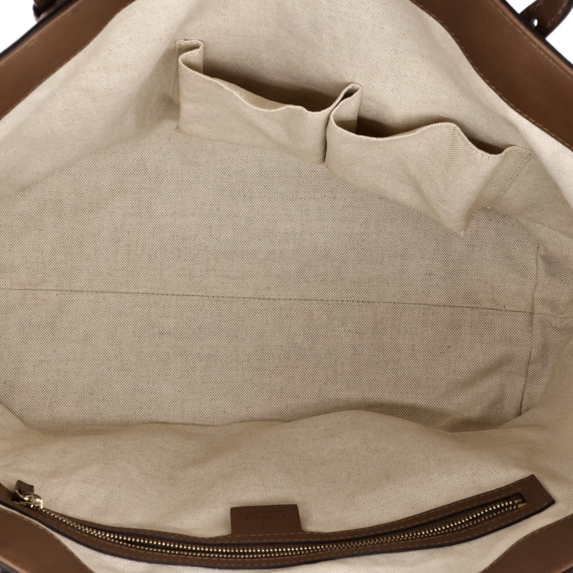 Nice Tote GG Coated Canvas with Leather Medium - Image 5