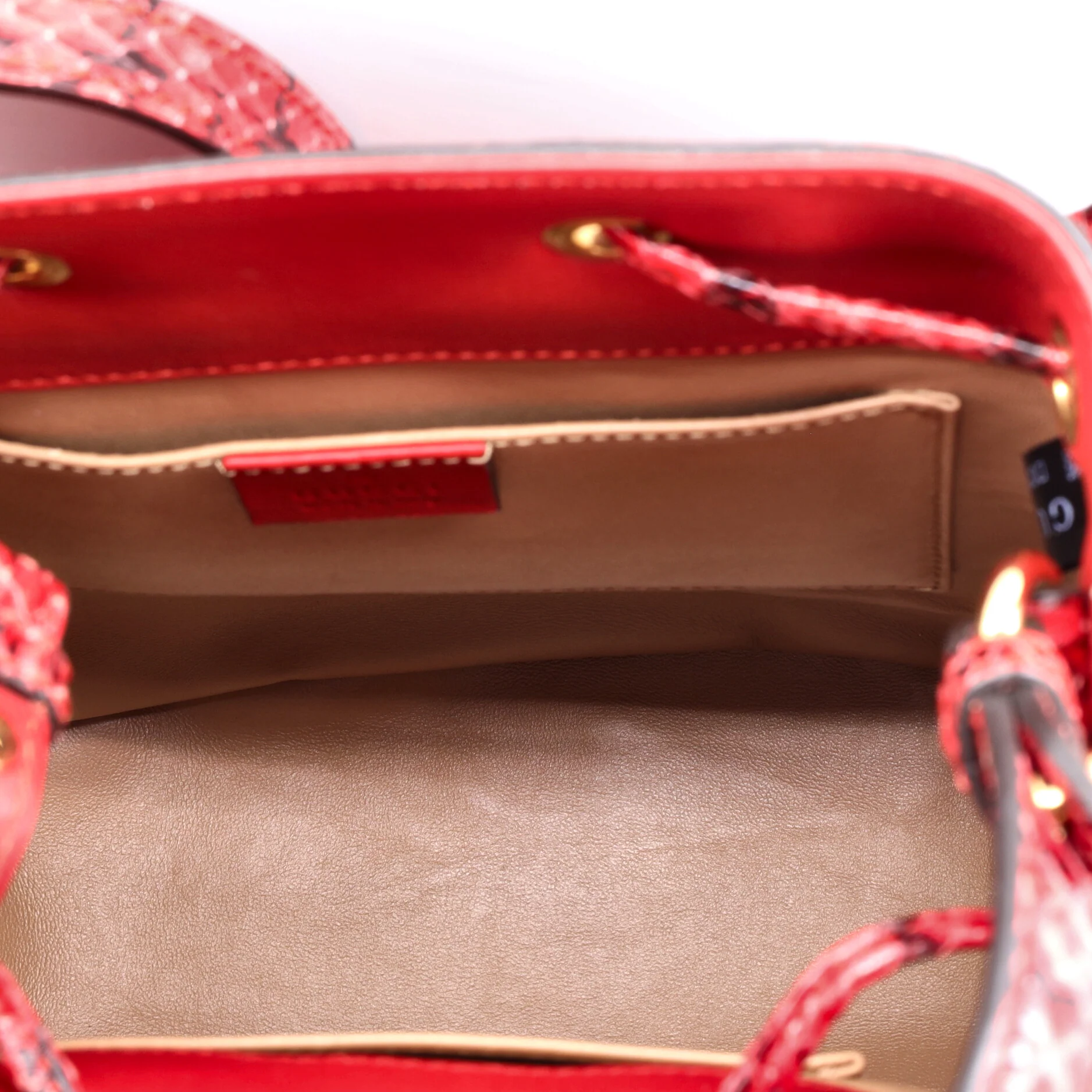 Ophidia Bucket Bag Python Small - Image 5