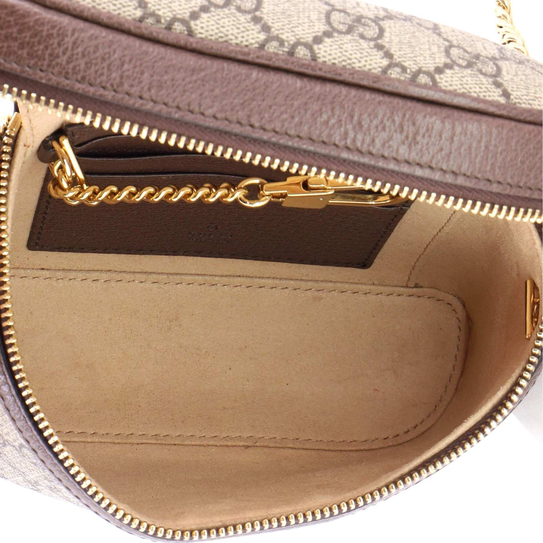 Ophidia Chain Belt Bag GG Coated Canvas Small - Image 6