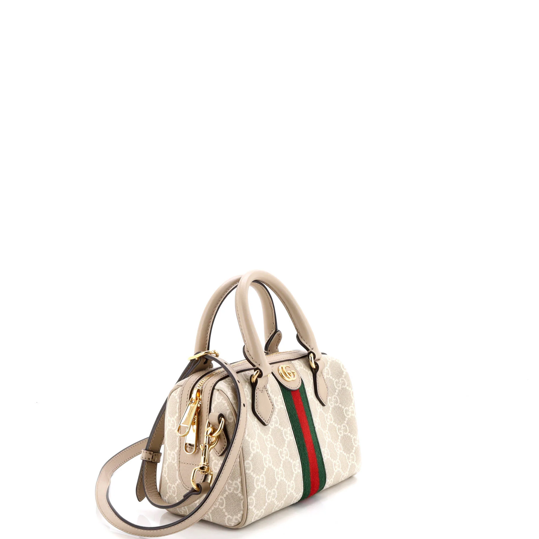 Ophidia Convertible Boston Bag GG Coated Canvas Mini - Image 2