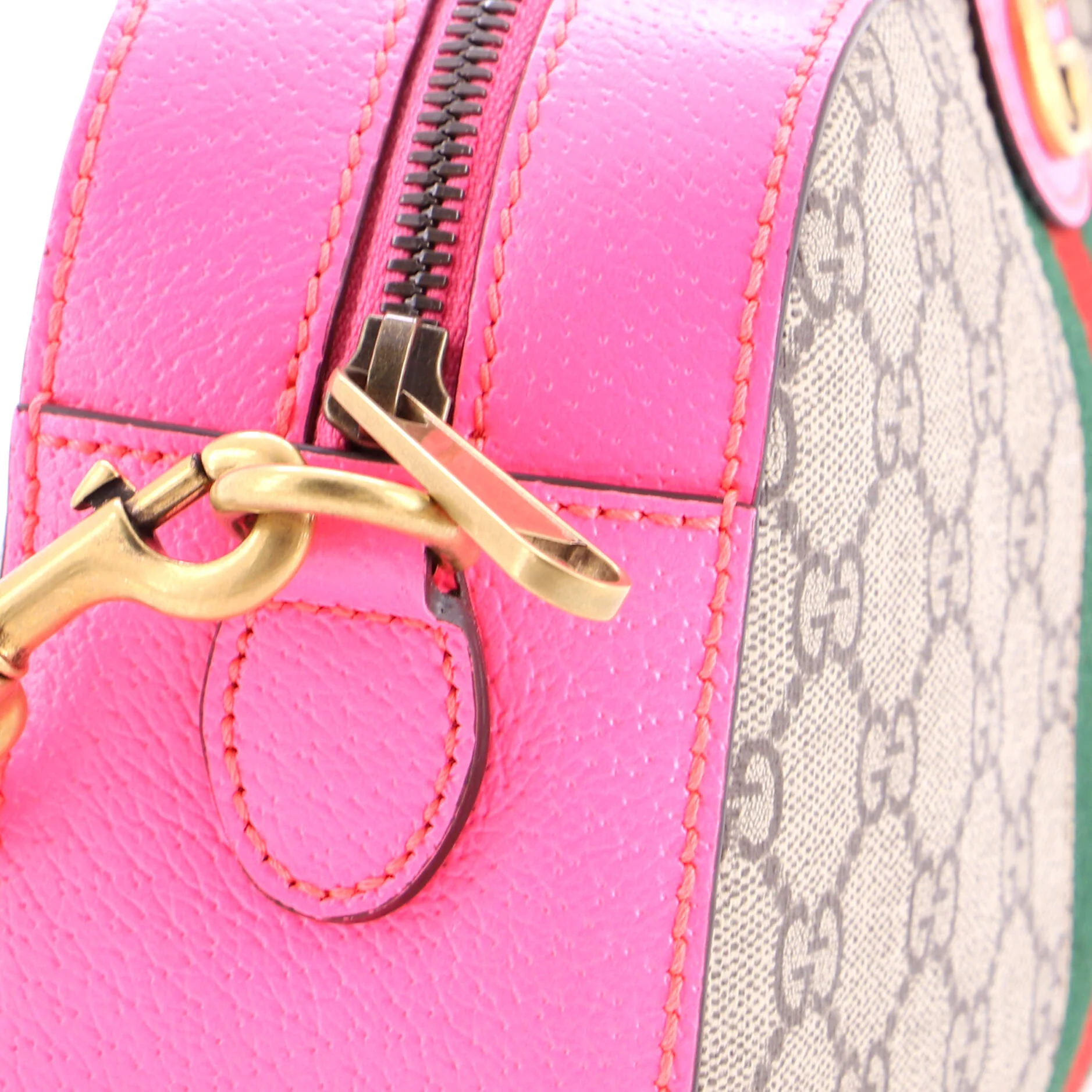 Ophidia Convertible Camera Bag GG Coated Canvas with Leather Small - Image 6