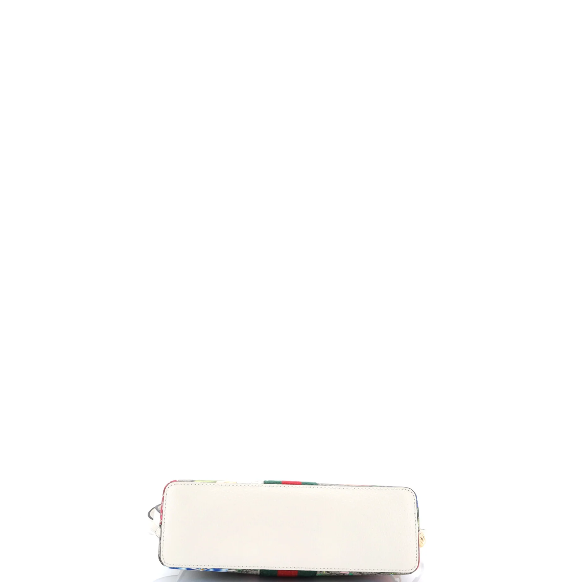 Ophidia Dome Shoulder Bag Flora GG Coated Canvas Small - Image 4