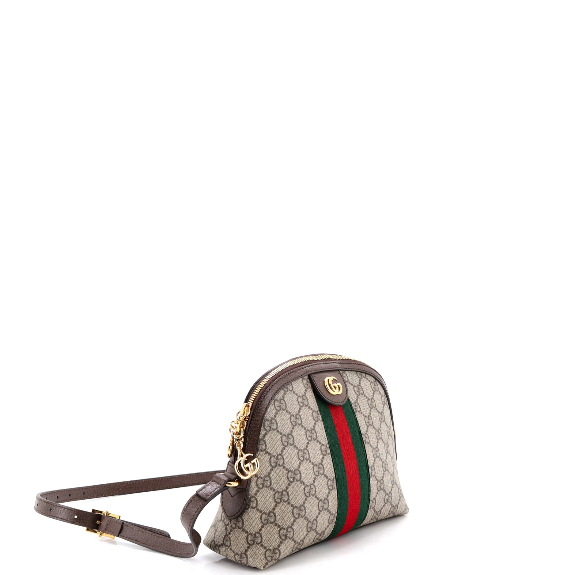 Ophidia Dome Shoulder Bag GG Coated Canvas Small - Image 2