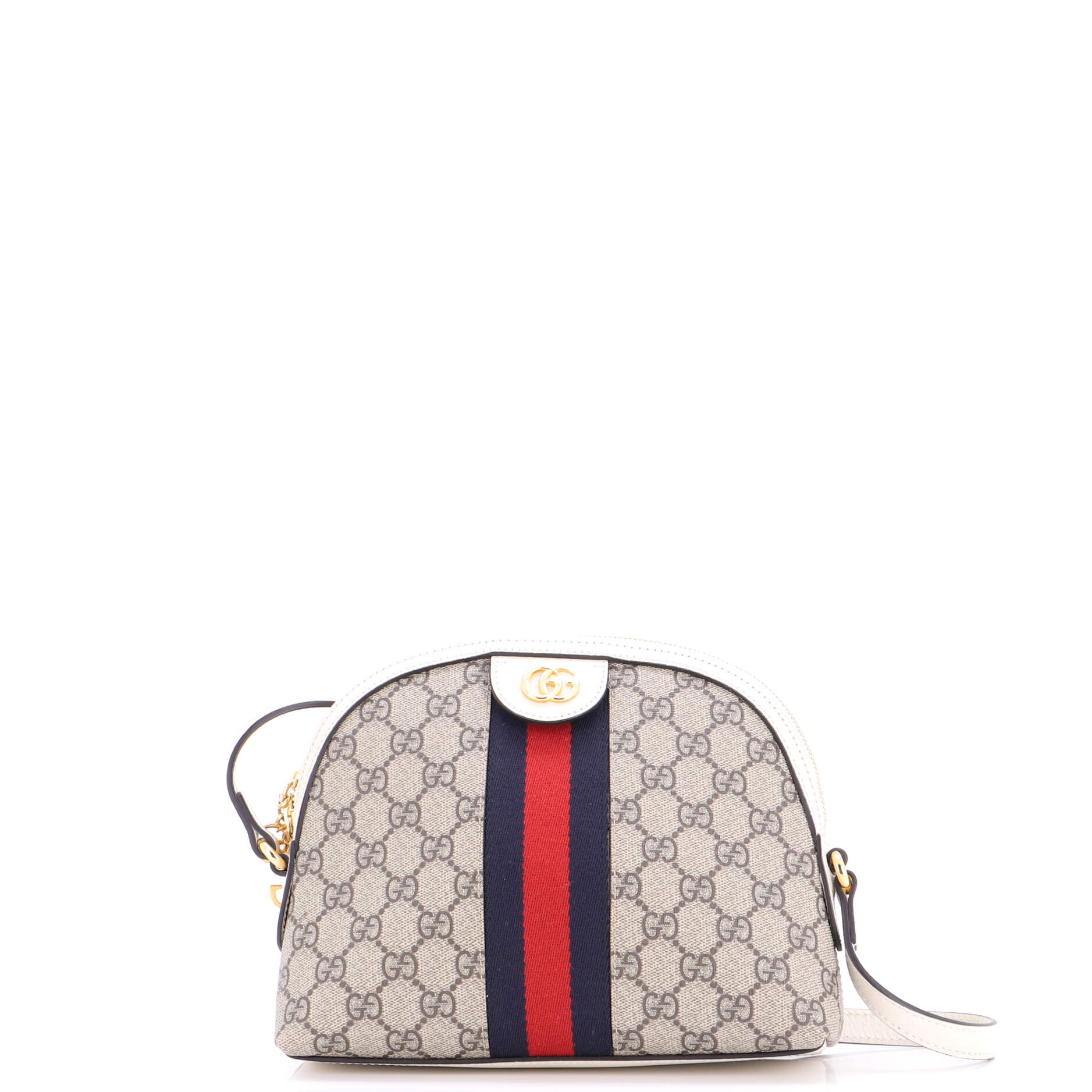 Ophidia Dome Shoulder Bag GG Coated Canvas Small