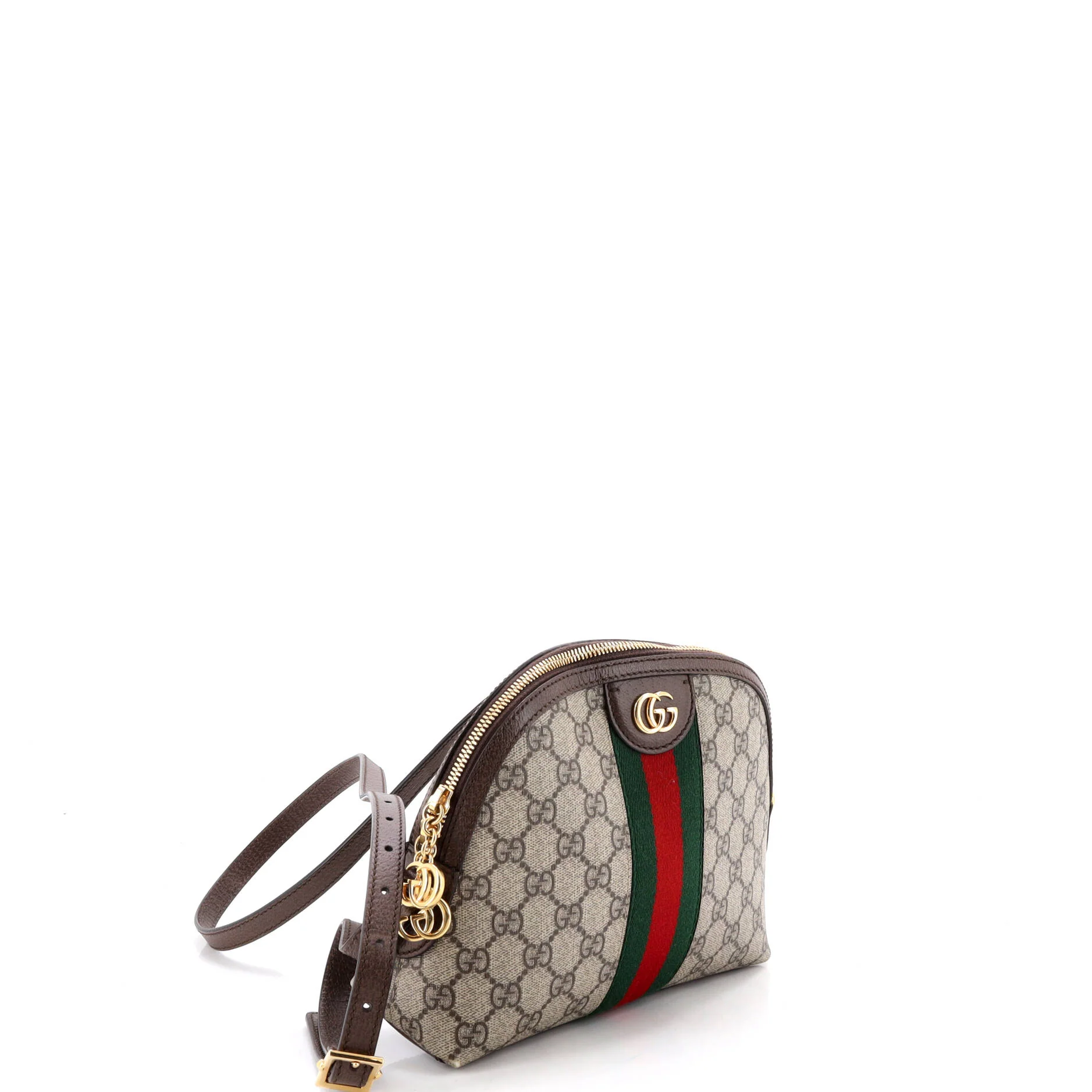 Ophidia Dome Shoulder Bag GG Coated Canvas Small - Image 2
