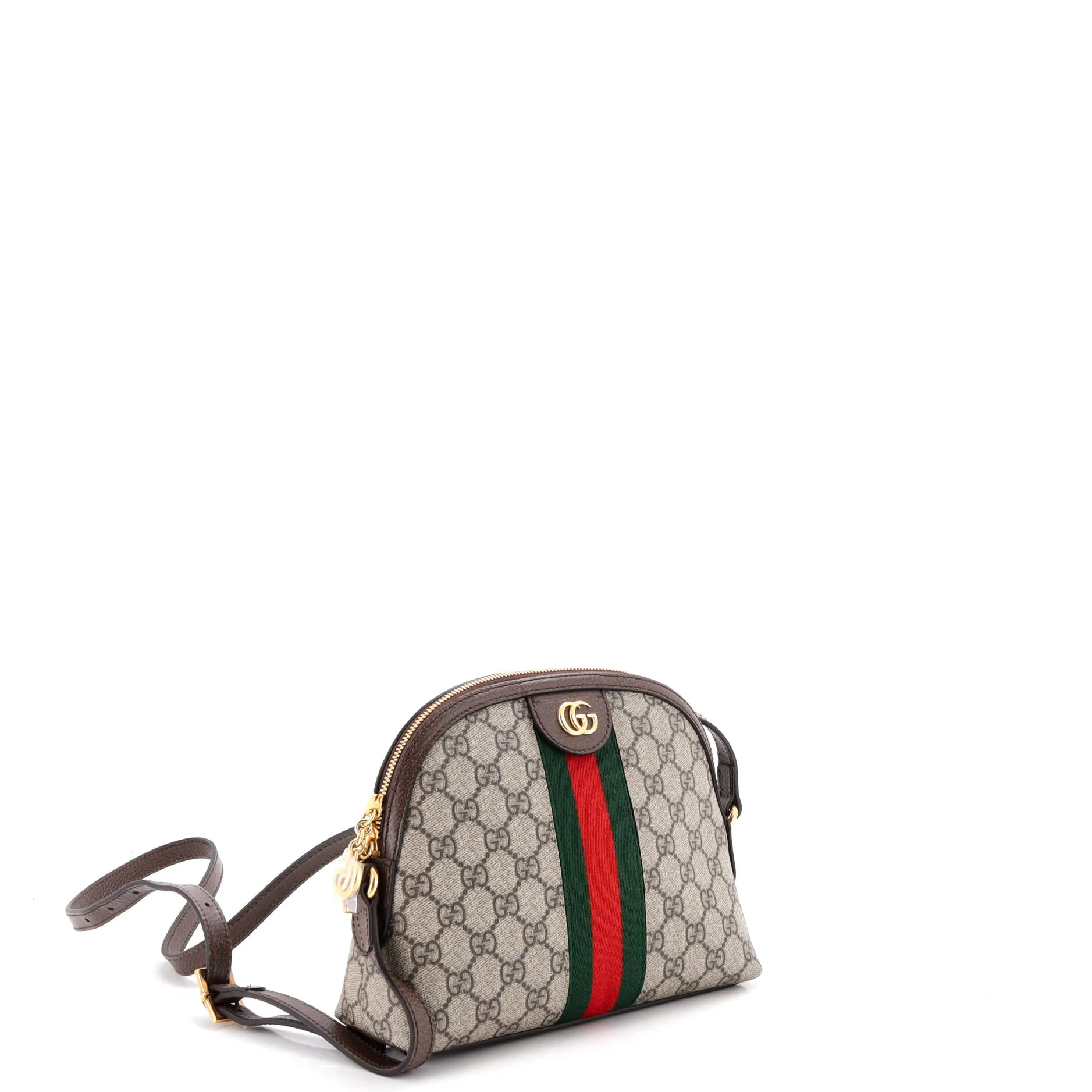 Ophidia Dome Shoulder Bag GG Coated Canvas Small - Image 2
