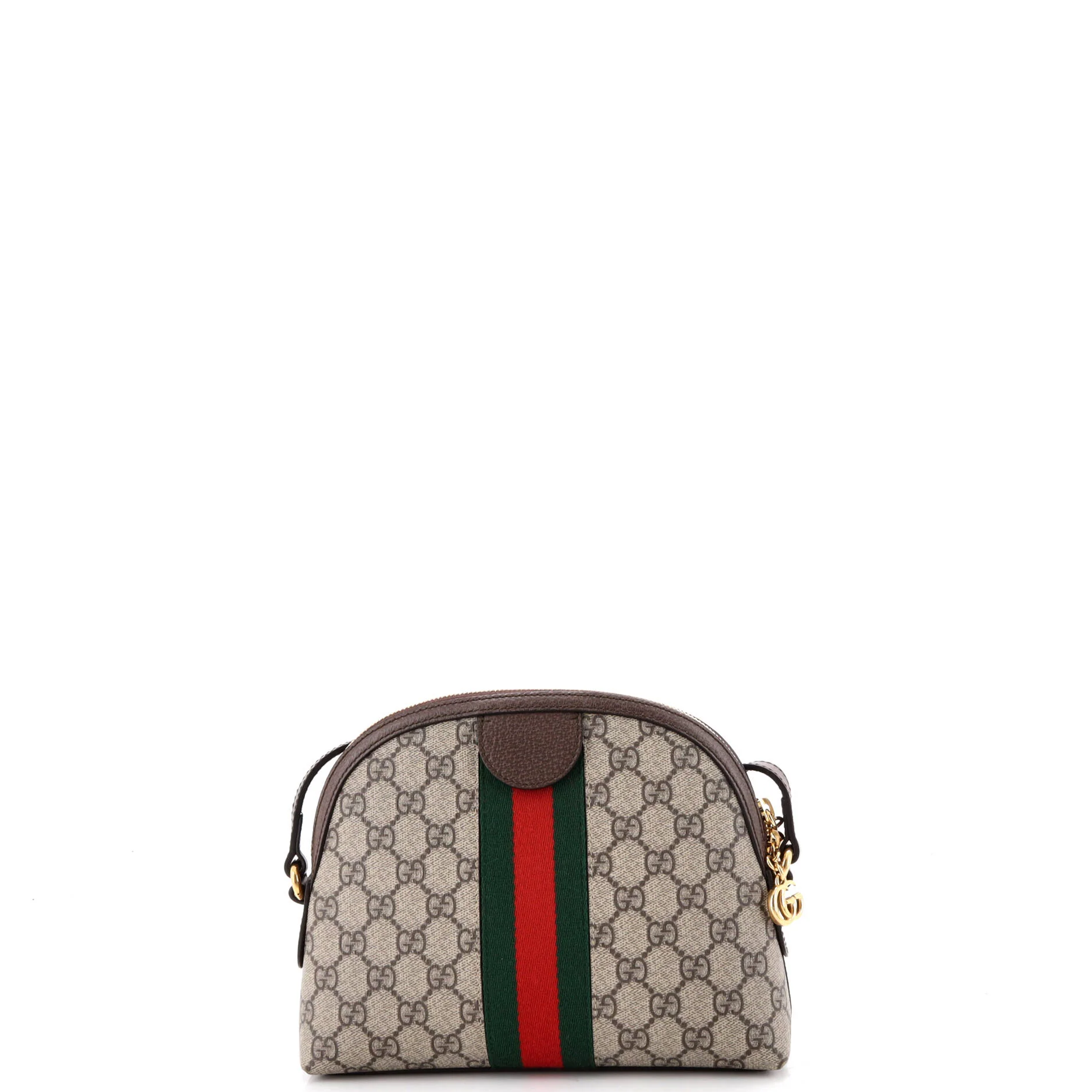Ophidia Dome Shoulder Bag GG Coated Canvas Small - Image 3