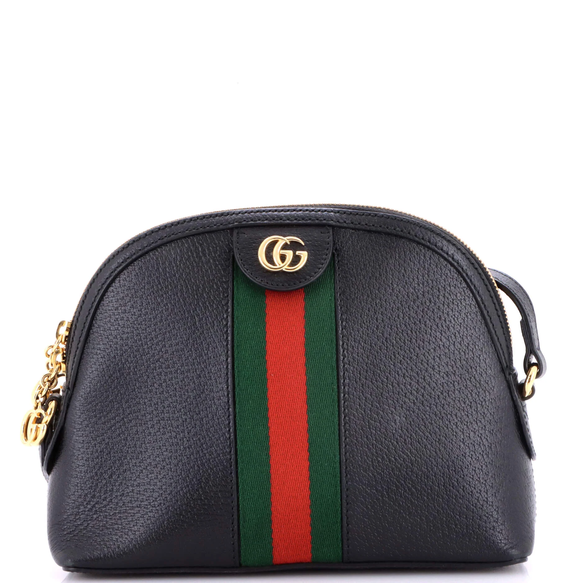 Ophidia Dome Shoulder Bag Leather Small