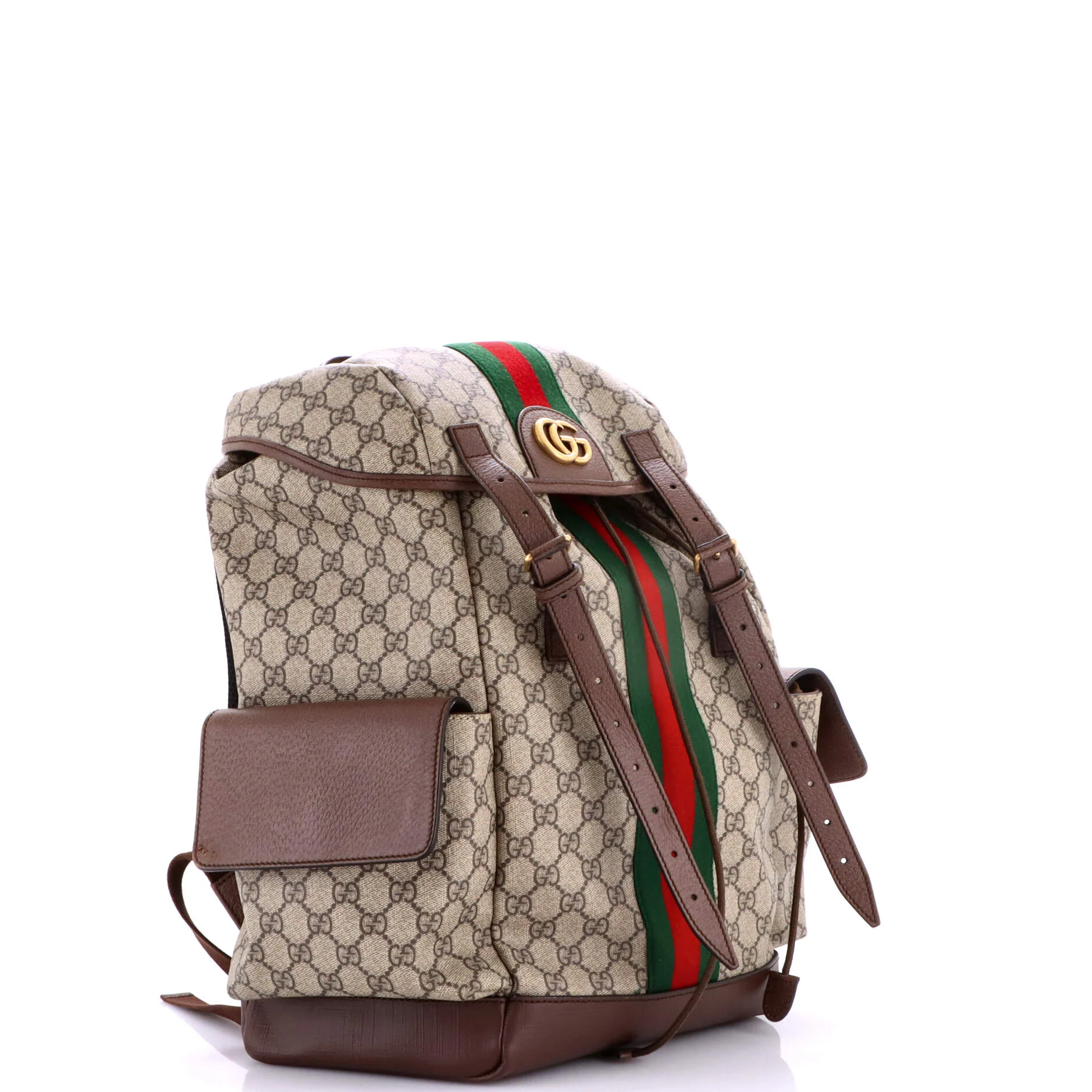 Ophidia Flap Backpack GG Coated Canvas Medium - Image 2