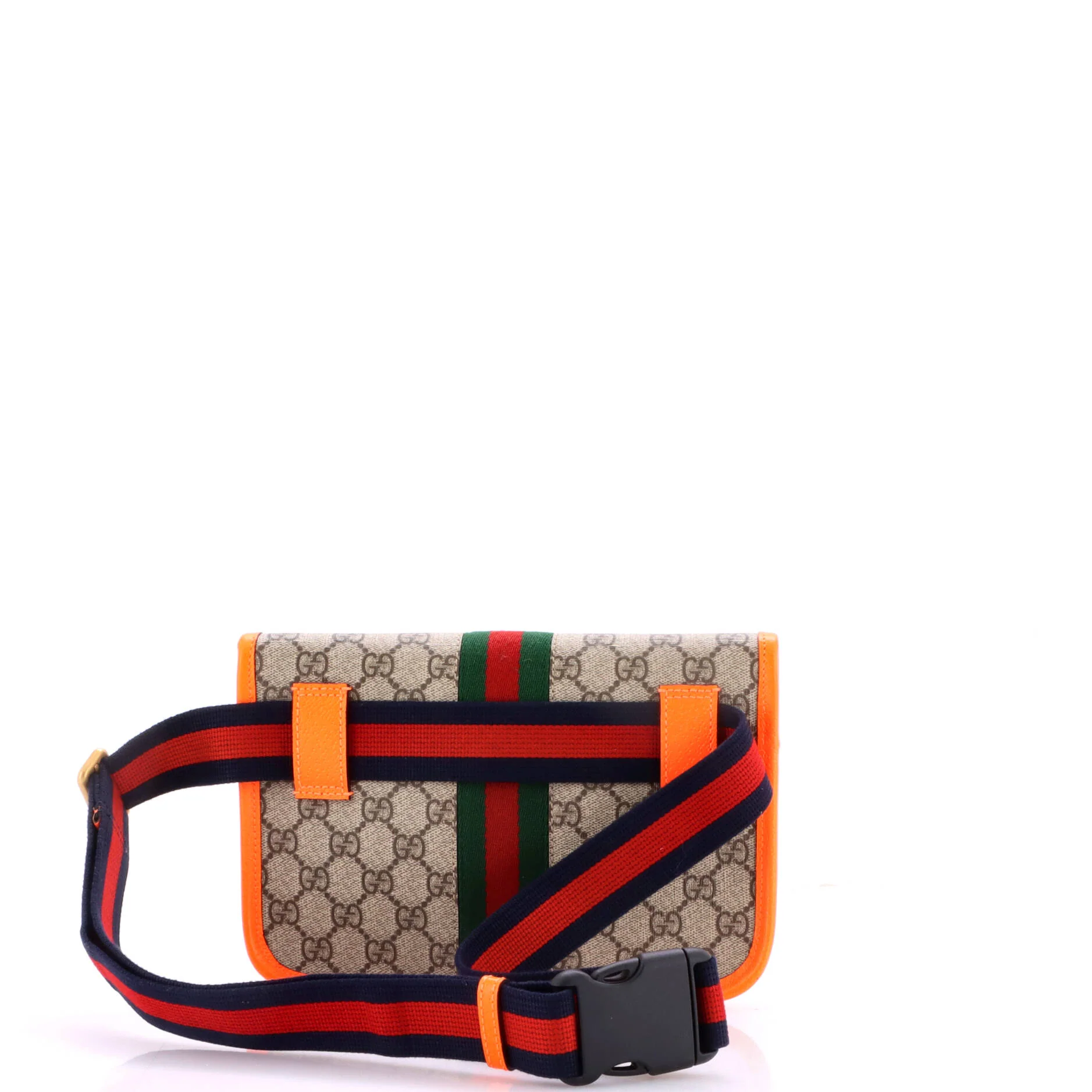 Ophidia Flap Belt Bag GG Coated Canvas with Leather - Image 3