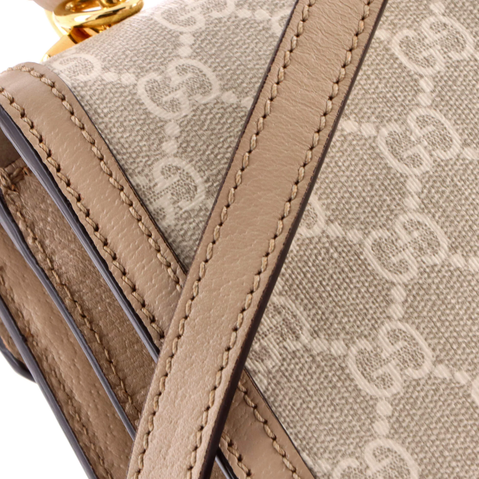 Ophidia Flap Top Handle Bag GG Coated Canvas Small - Image 7