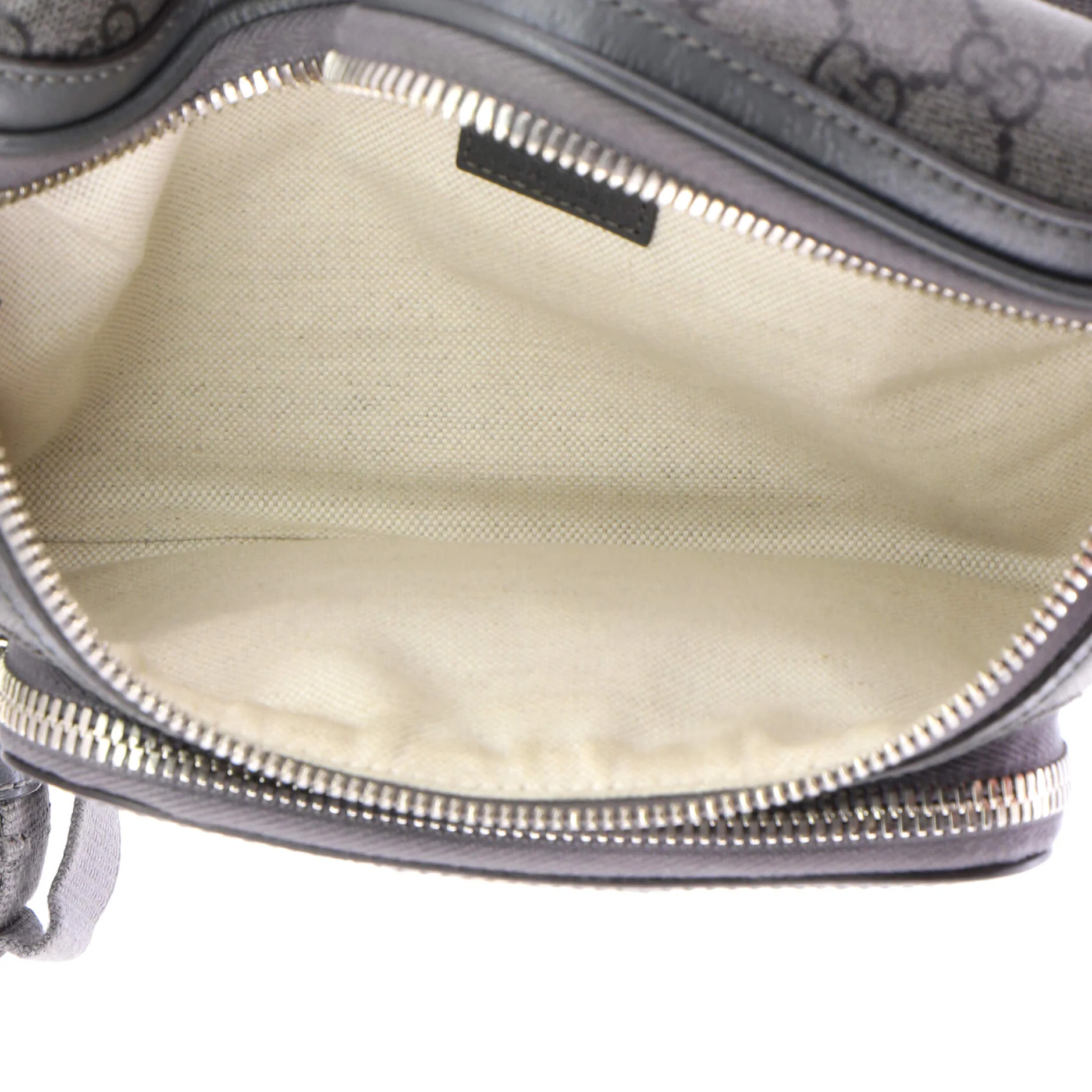 Ophidia Front Pocket Zip Belt Bag GG Coated Canvas Medium - Image 5