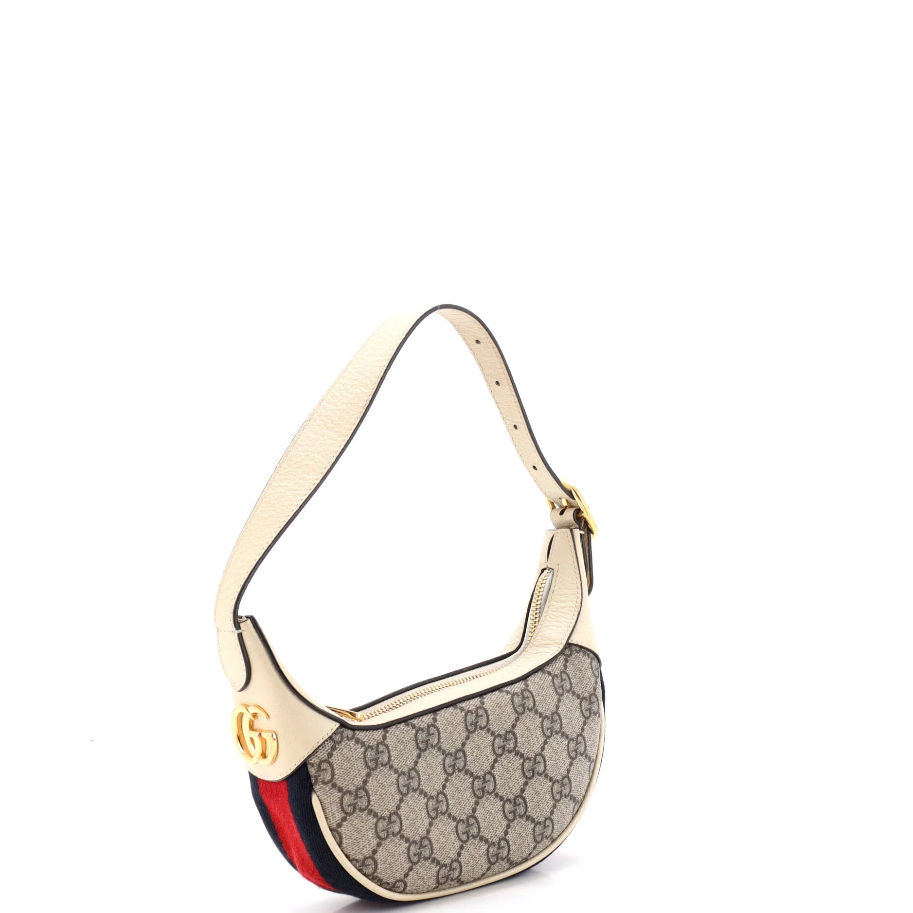 Ophidia Half Moon Bag GG Coated Canvas Mini - Image 2
